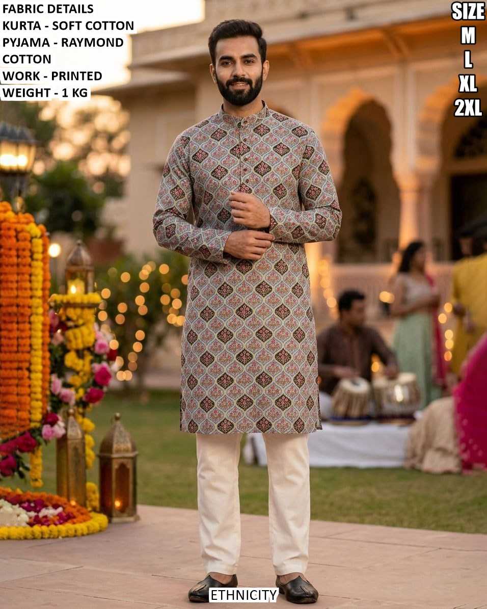 YNF Wholesale Cotton Mens Kurta Pyjama KESH481 120 | Surat Manufacturer