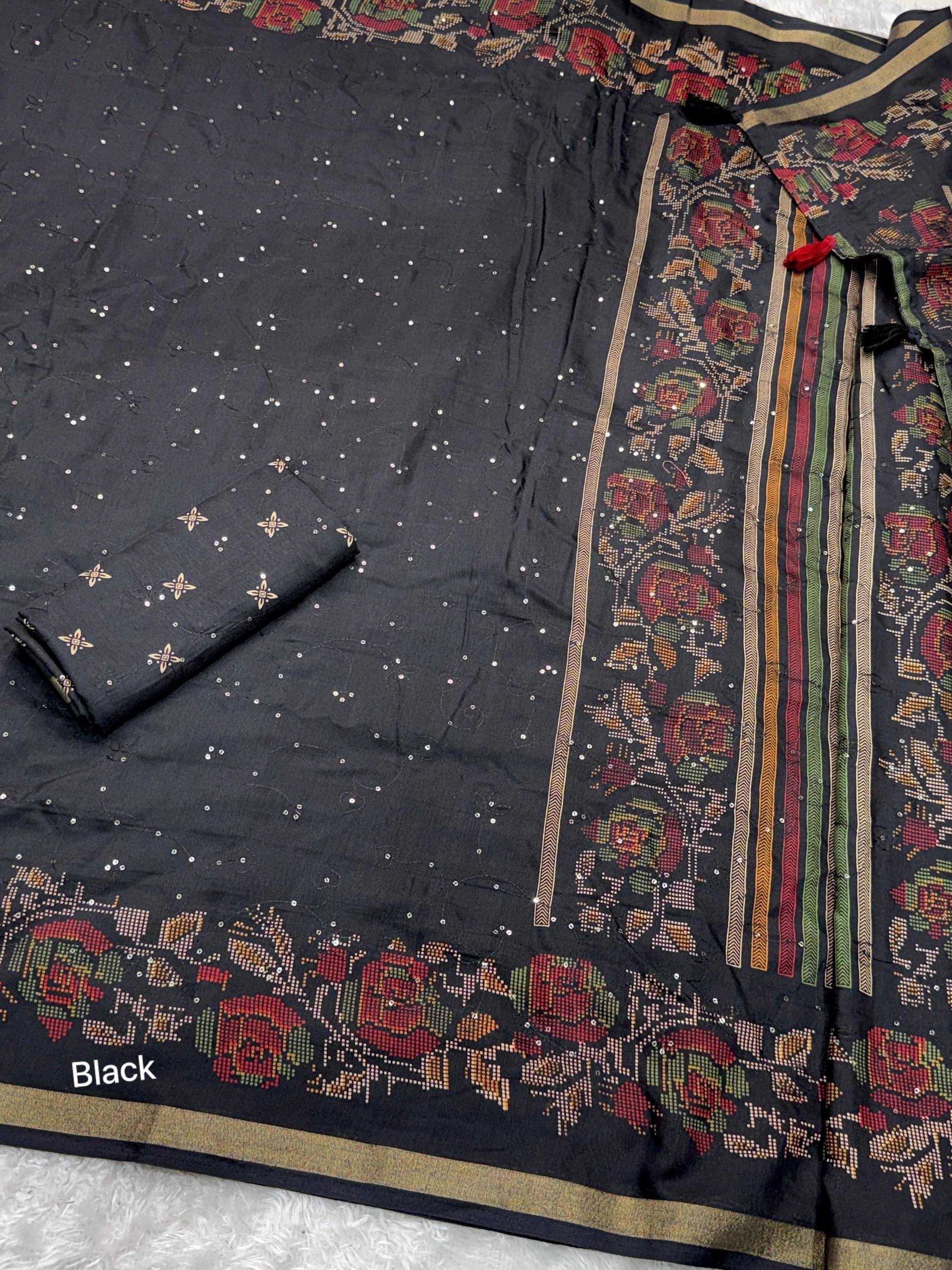 YNF Wholesale Cotton Printed Sarees KESH501 daftari | Surat Manufacturer