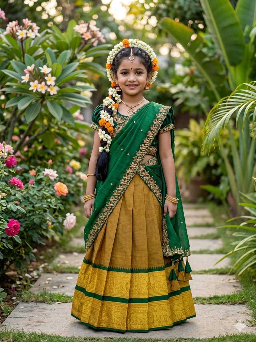 YNF Wholesale Cotton Kids Lehenga KESH505 Elephant | Surat Manufacturer