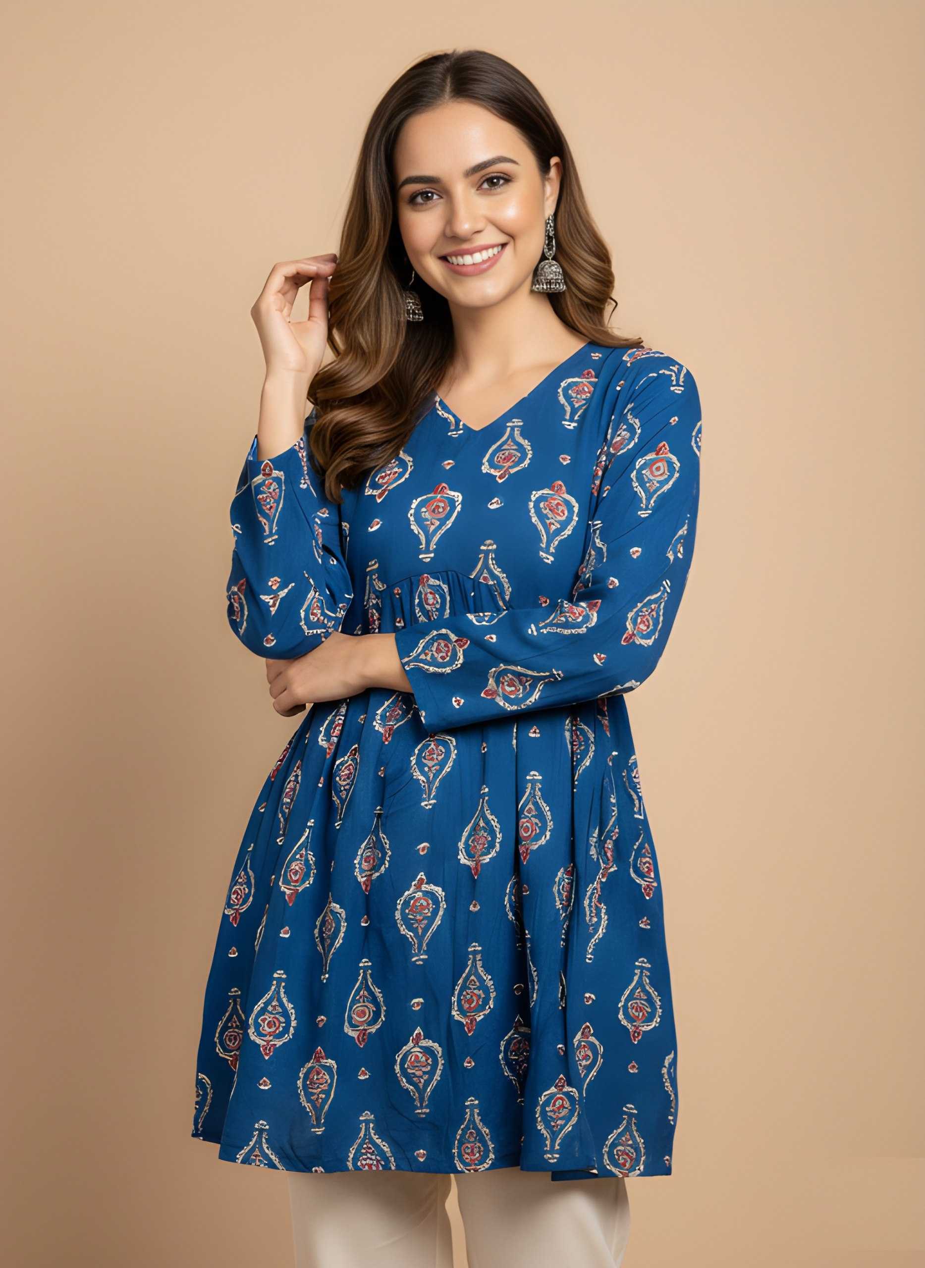 YNF Wholesale Cotton Short Kurtis KESH559 1046 | Surat Manufacturer