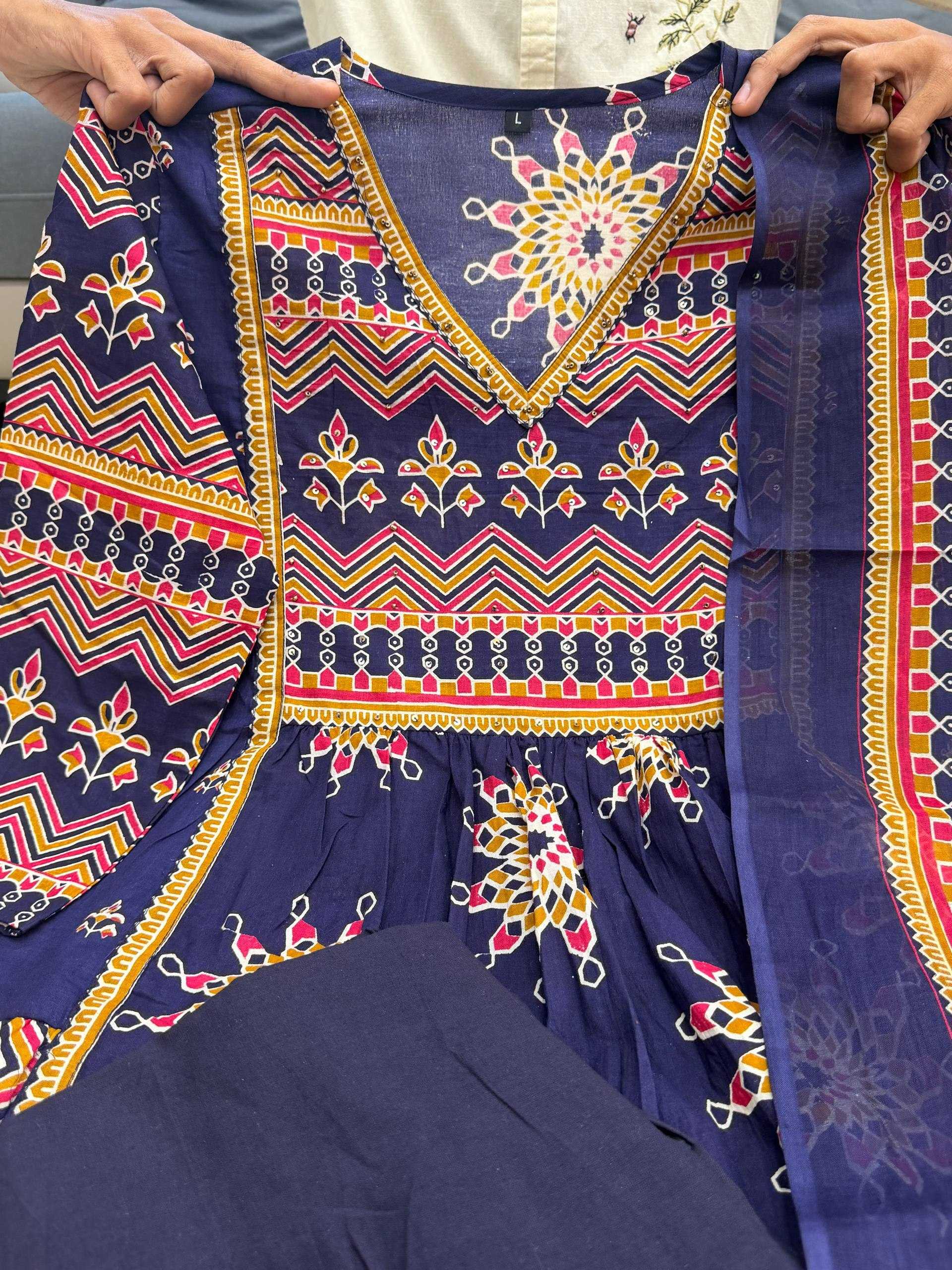 YNF Wholesale Cotton Anarkali Gown KESH562 108 | Surat Manufacturer