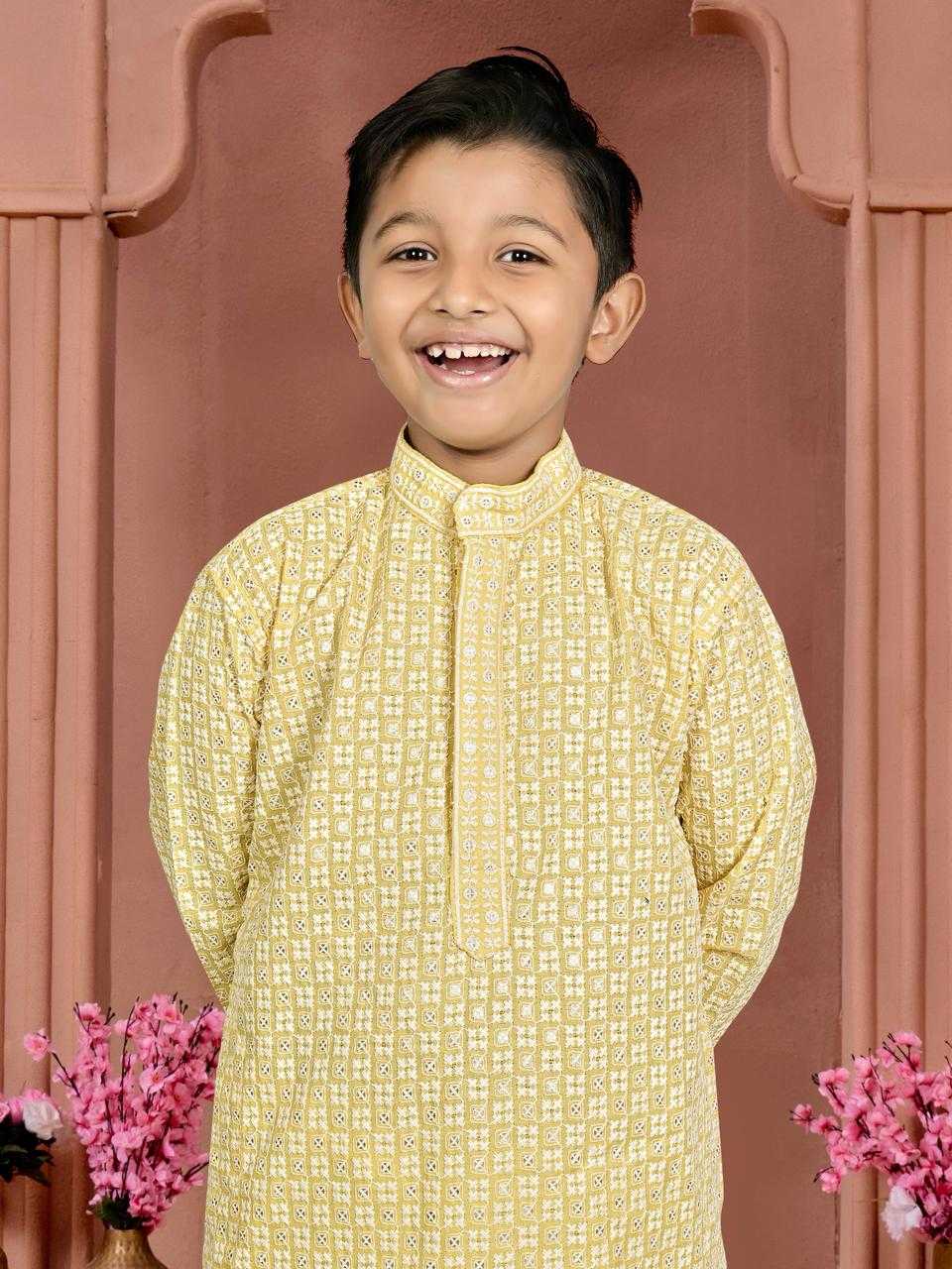 YNF Wholesale Cotton Boys Kurta Pyjama KESH620 400 | Surat Manufacturer