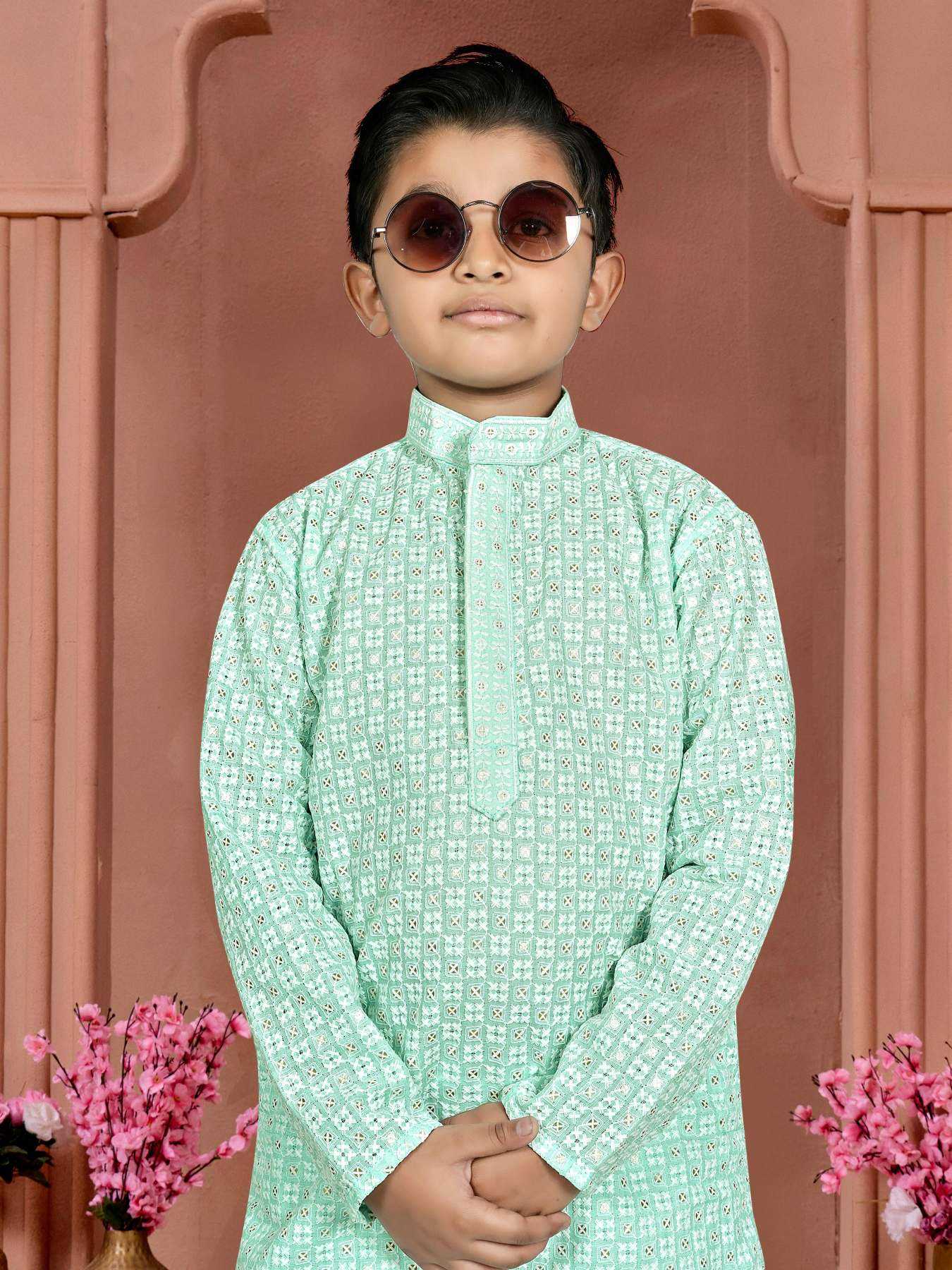 YNF Wholesale Cotton Boys Kurta Pyjama KESH620 400 | Surat Manufacturer