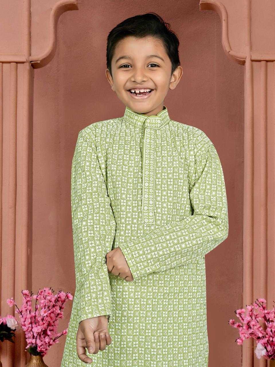 YNF Wholesale Cotton Boys Kurta Pyjama KESH620 400 | Surat Manufacturer