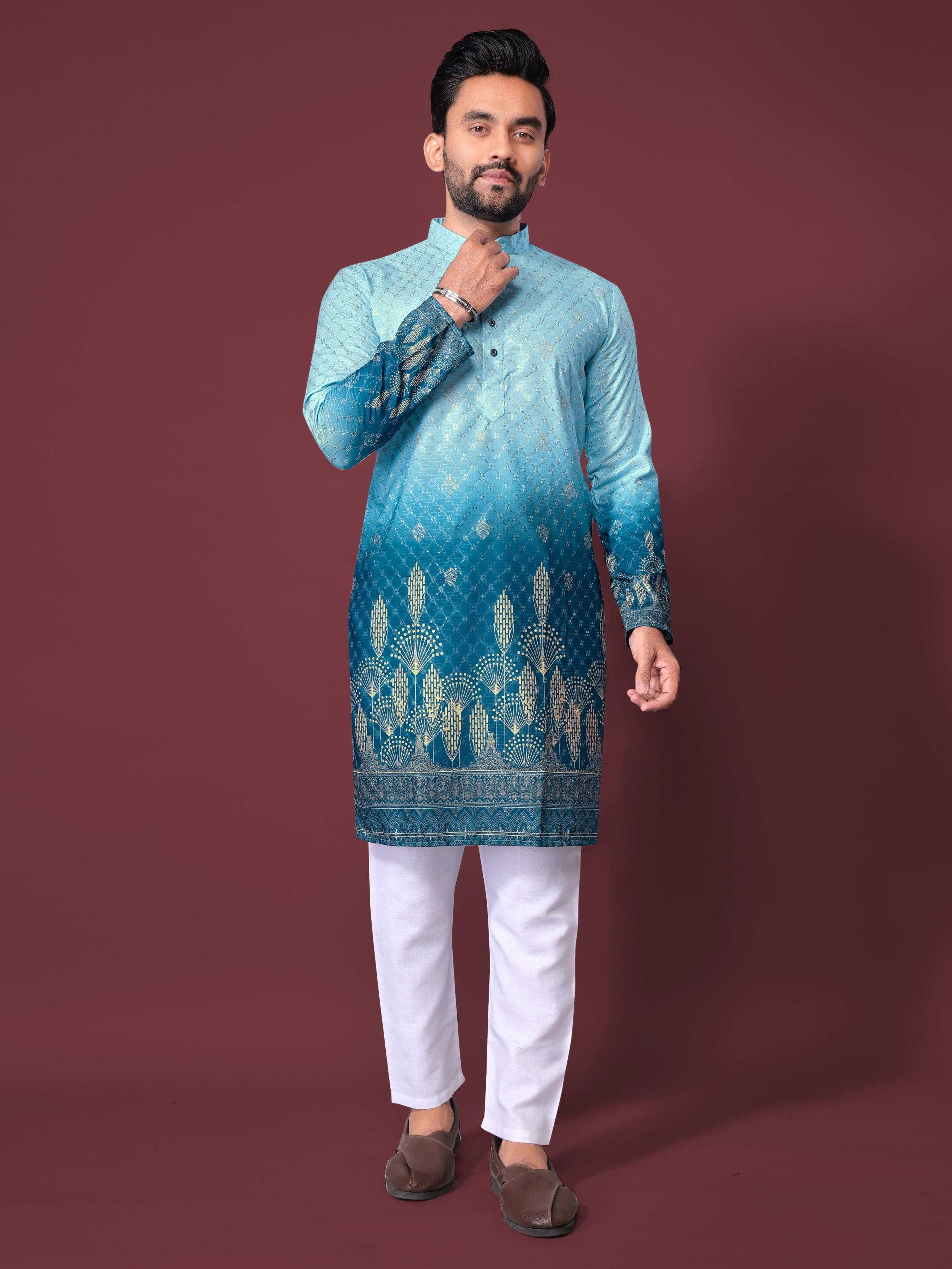 YNF Wholesale Cotton Mens Kurta Pyjama KESH620 Inaara | Surat Manufacturer