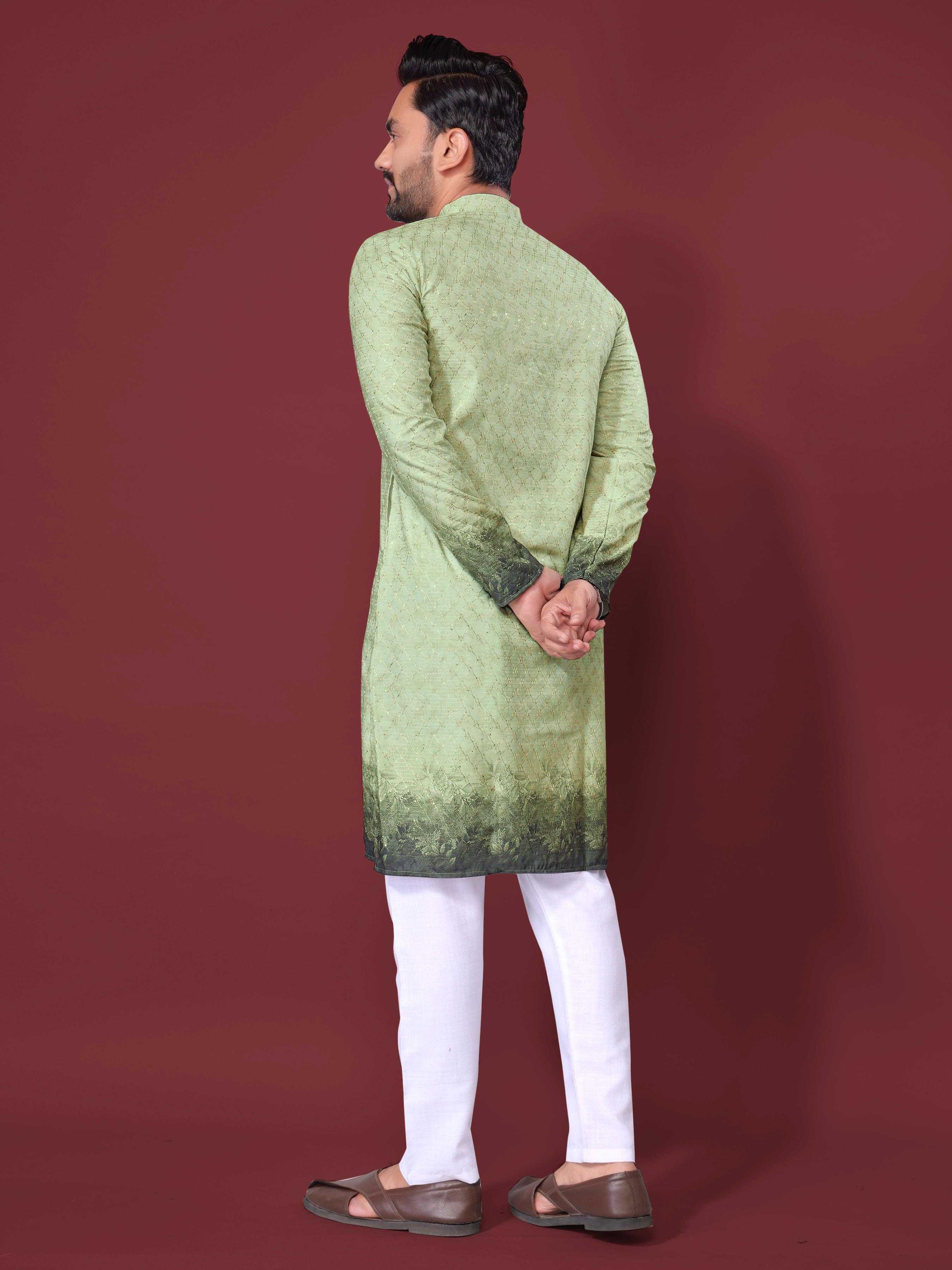YNF Wholesale Cotton Mens Kurta Pyjama KESH620 Inaara | Surat Manufacturer