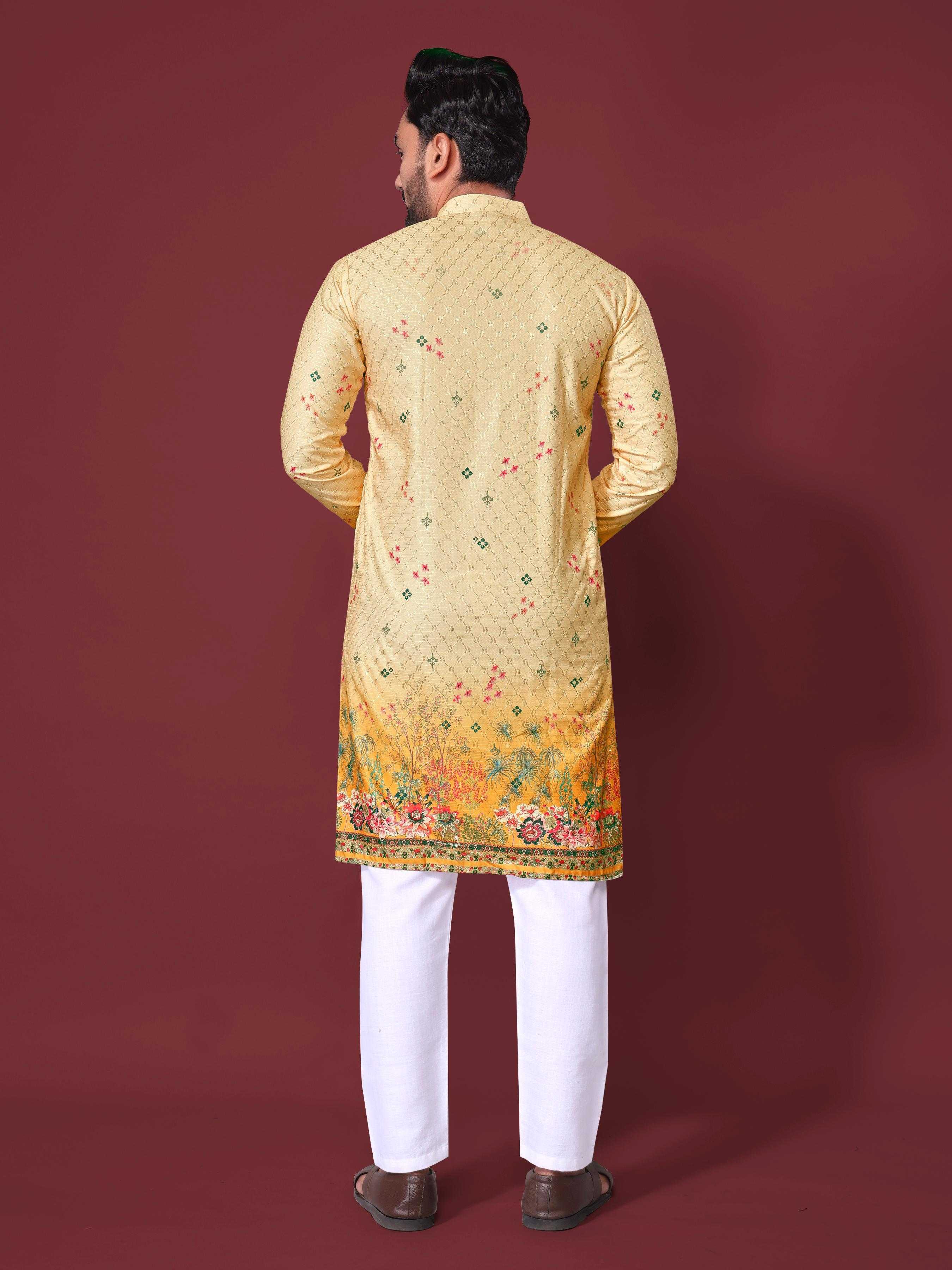 YNF Wholesale Cotton Mens Kurta Pyjama KESH620 Inaara | Surat Manufacturer