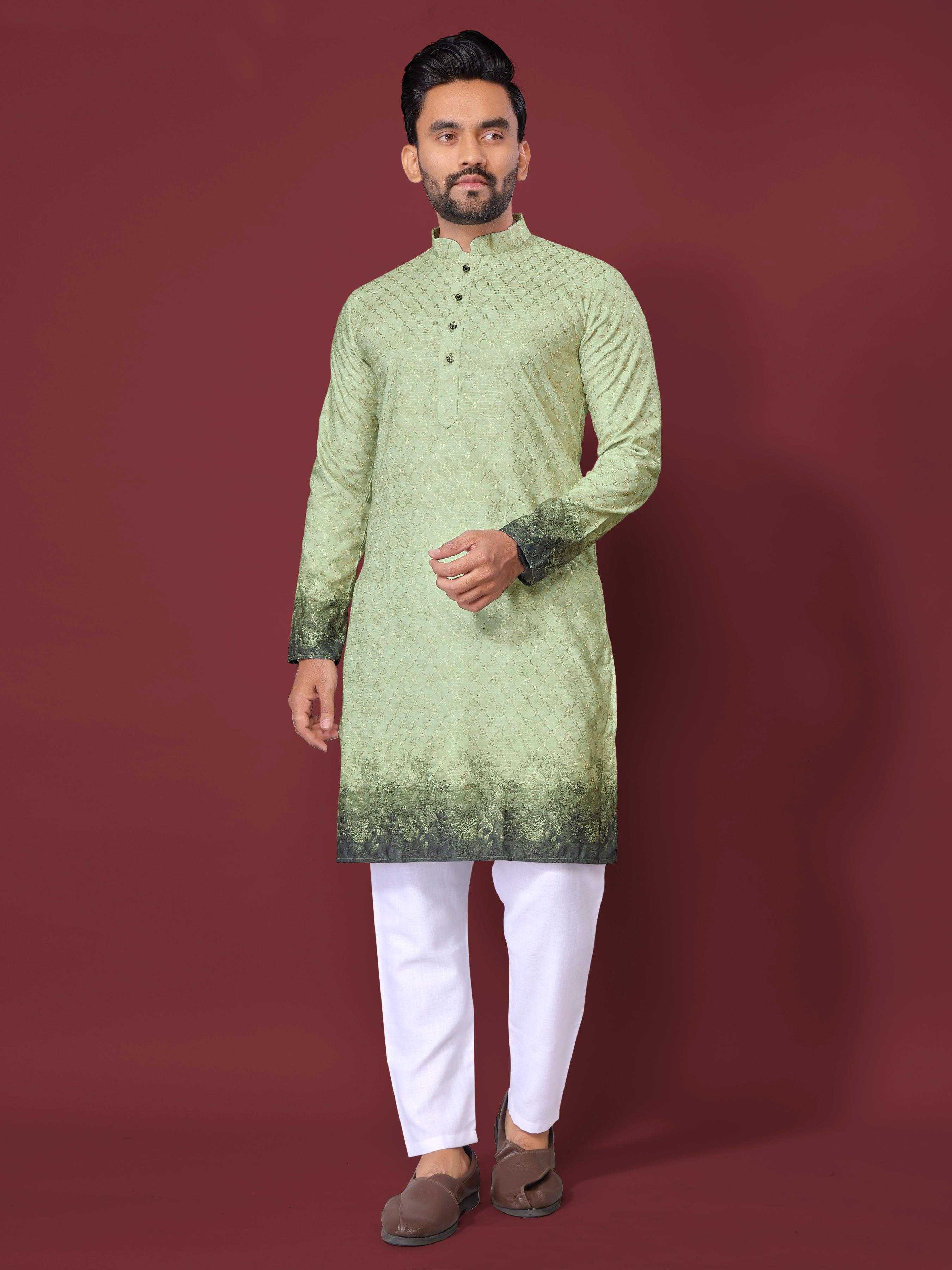 YNF Wholesale Cotton Mens Kurta Pyjama KESH620 Inaara | Surat Manufacturer