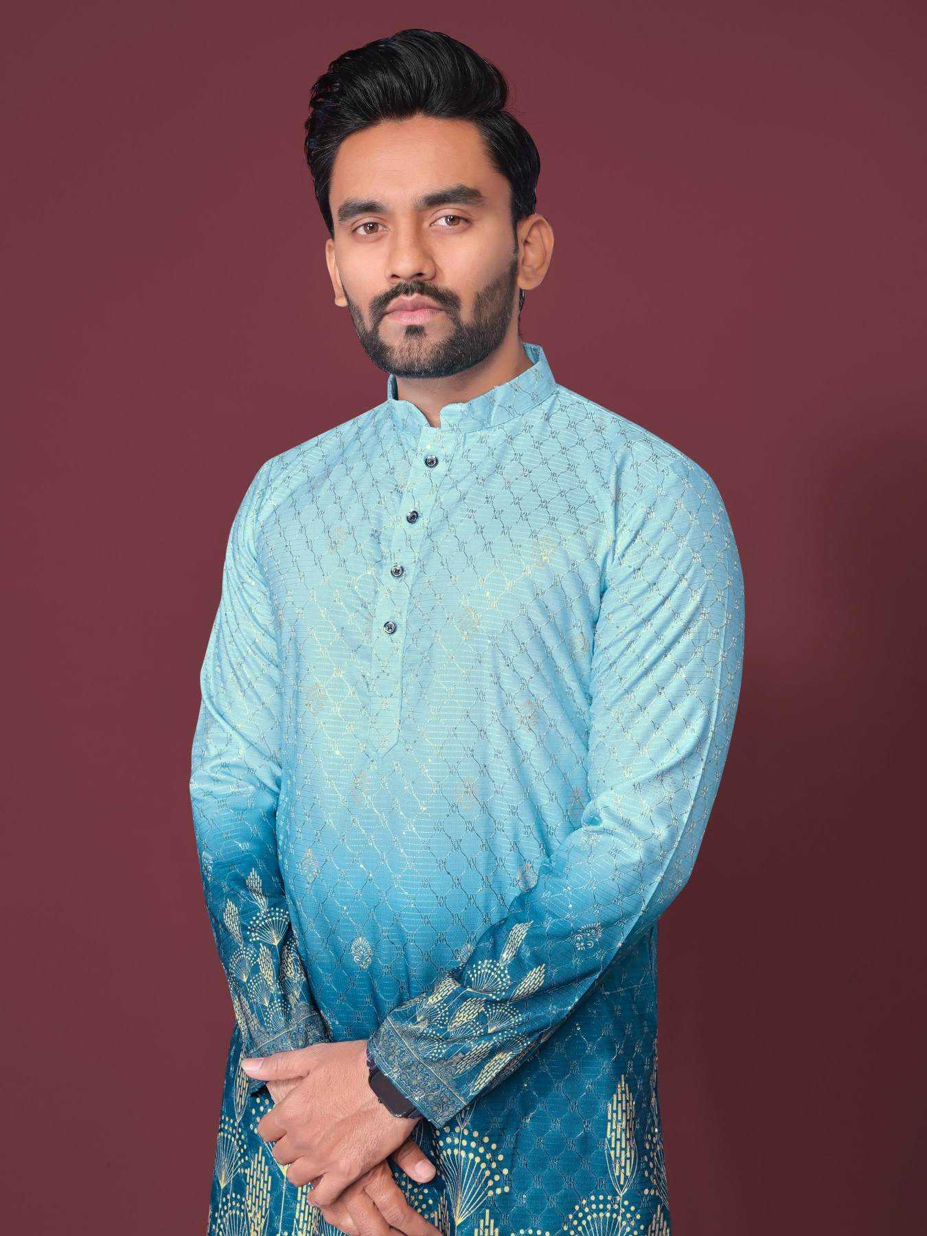 YNF Wholesale Cotton Mens Kurta Pyjama KESH620 Inaara | Surat Manufacturer