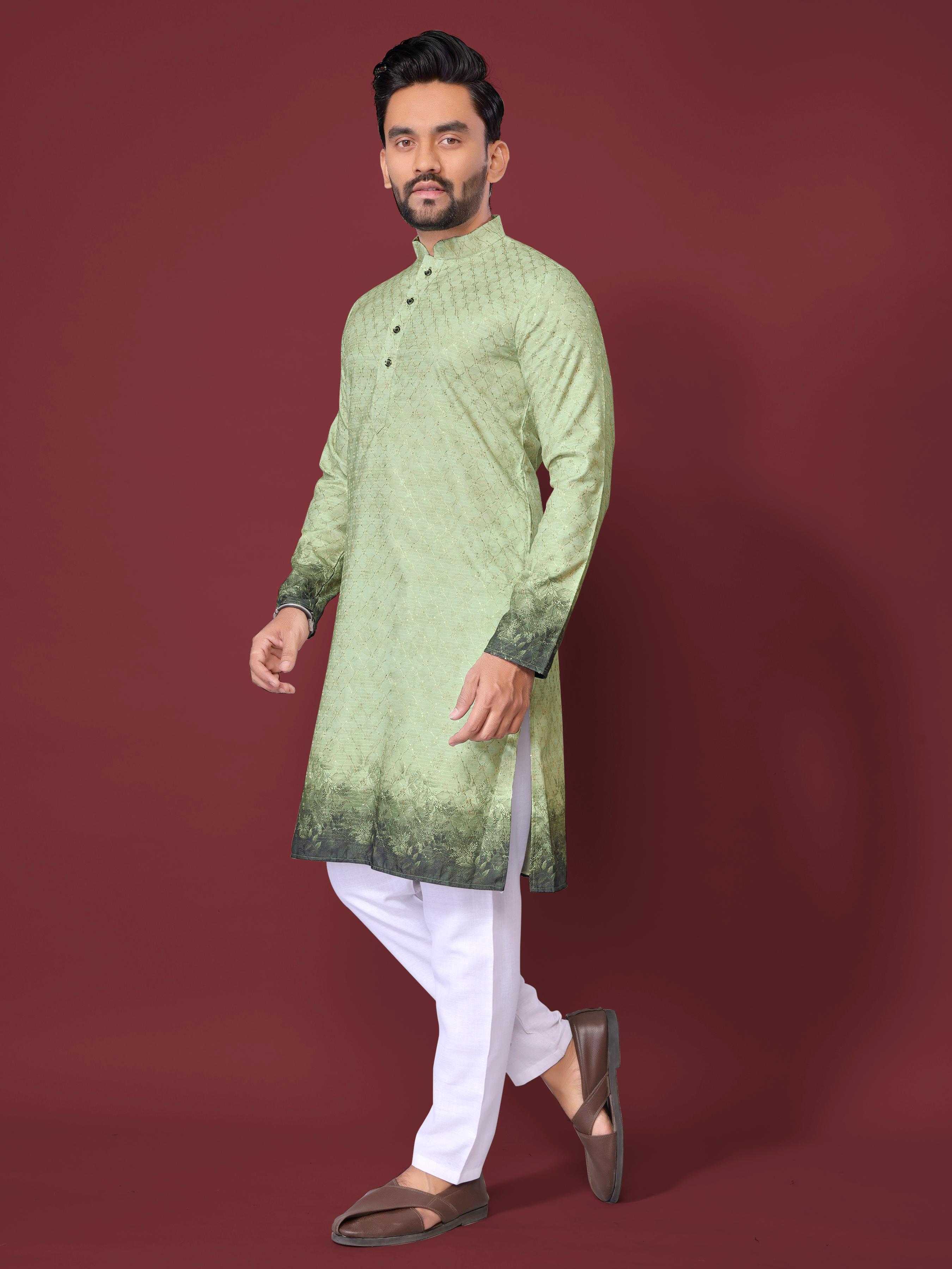 YNF Wholesale Cotton Mens Kurta Pyjama KESH620 Inaara | Surat Manufacturer