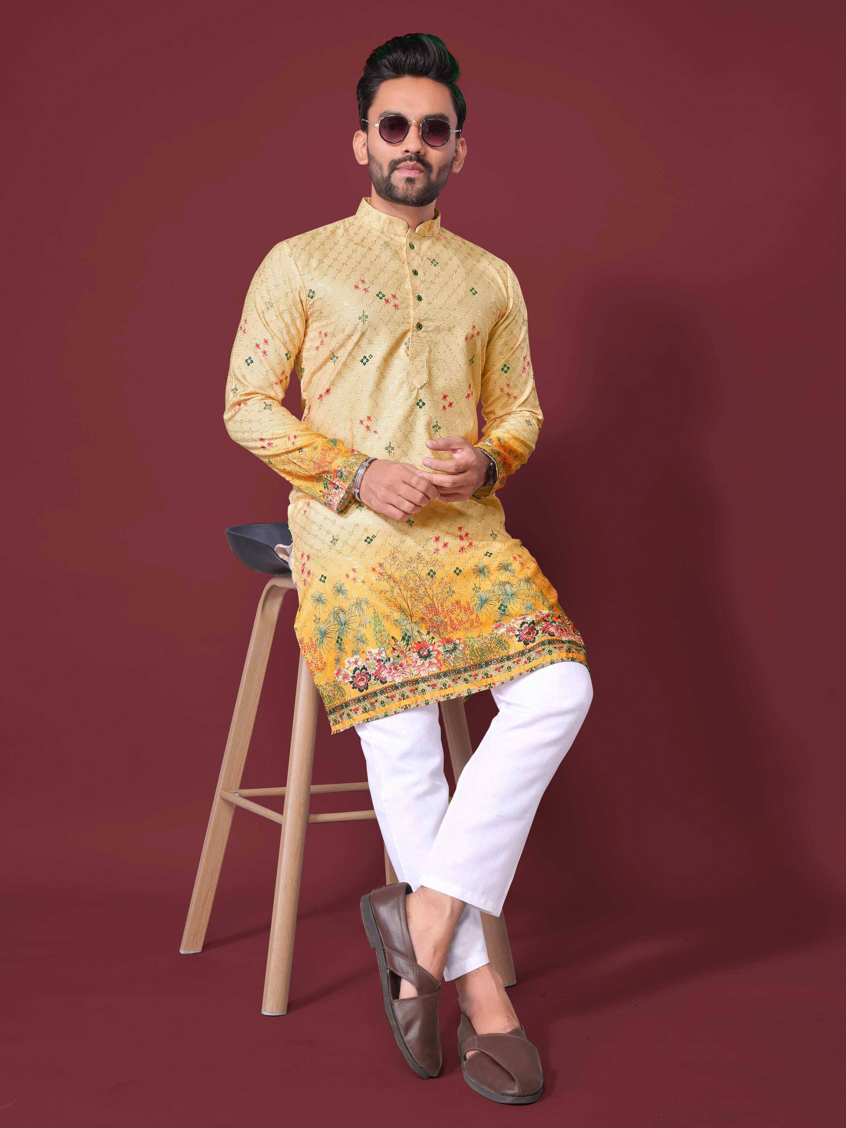 YNF Wholesale Cotton Mens Kurta Pyjama KESH620 Inaara | Surat Manufacturer