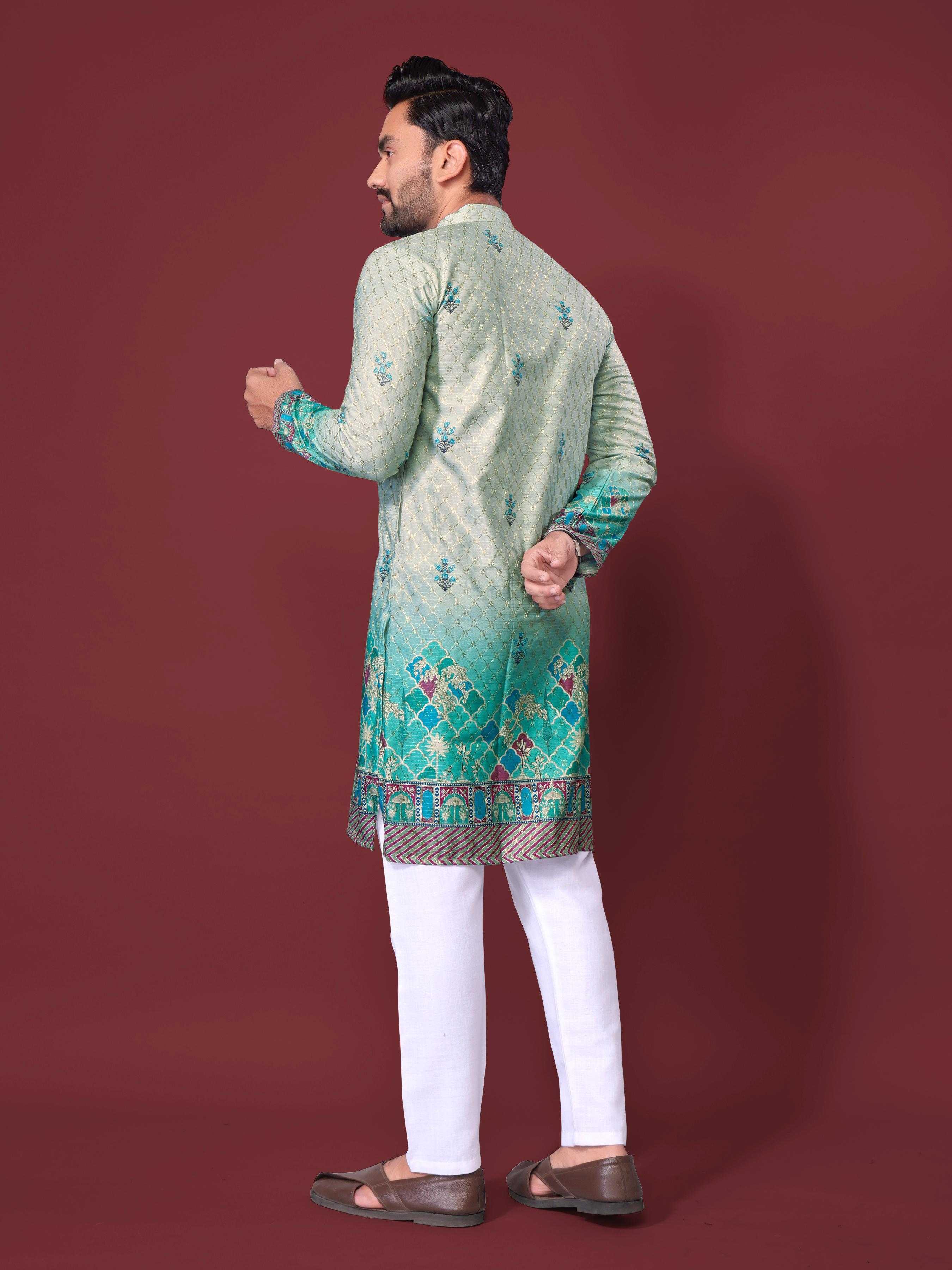 YNF Wholesale Cotton Mens Kurta Pyjama KESH620 Inaara | Surat Manufacturer