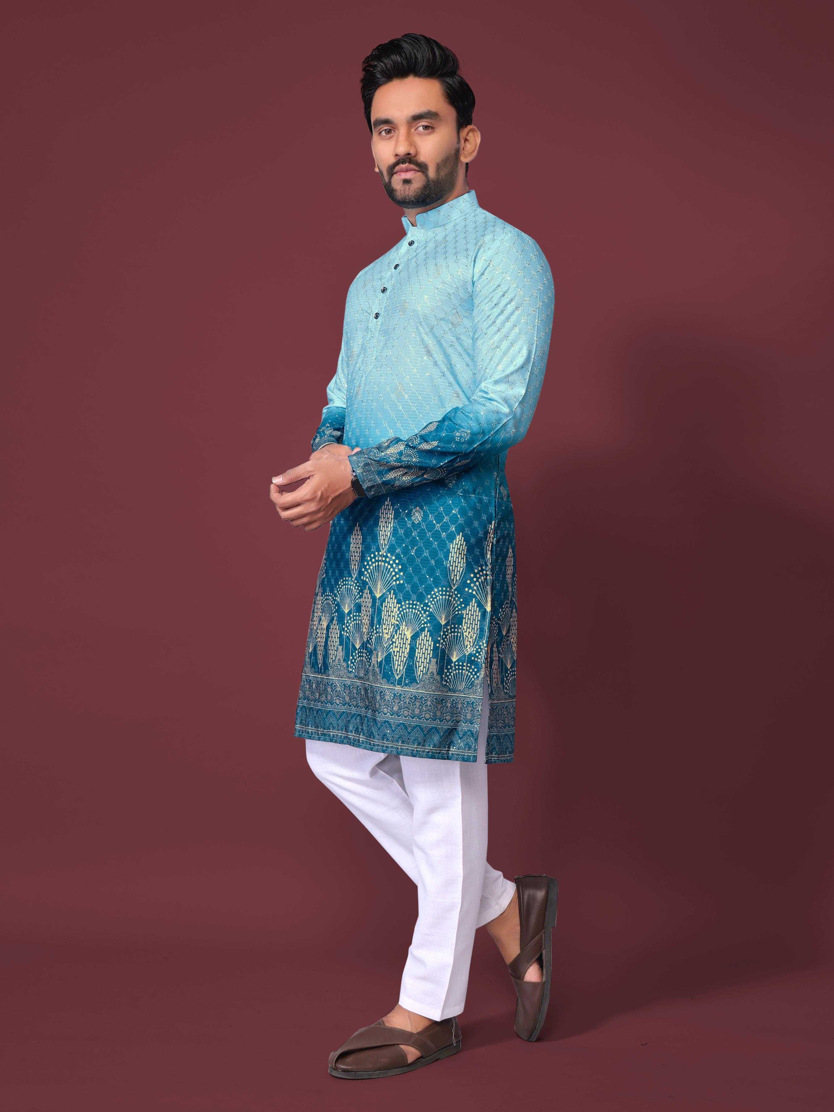 YNF Wholesale Cotton Mens Kurta Pyjama KESH620 Inaara | Surat Manufacturer