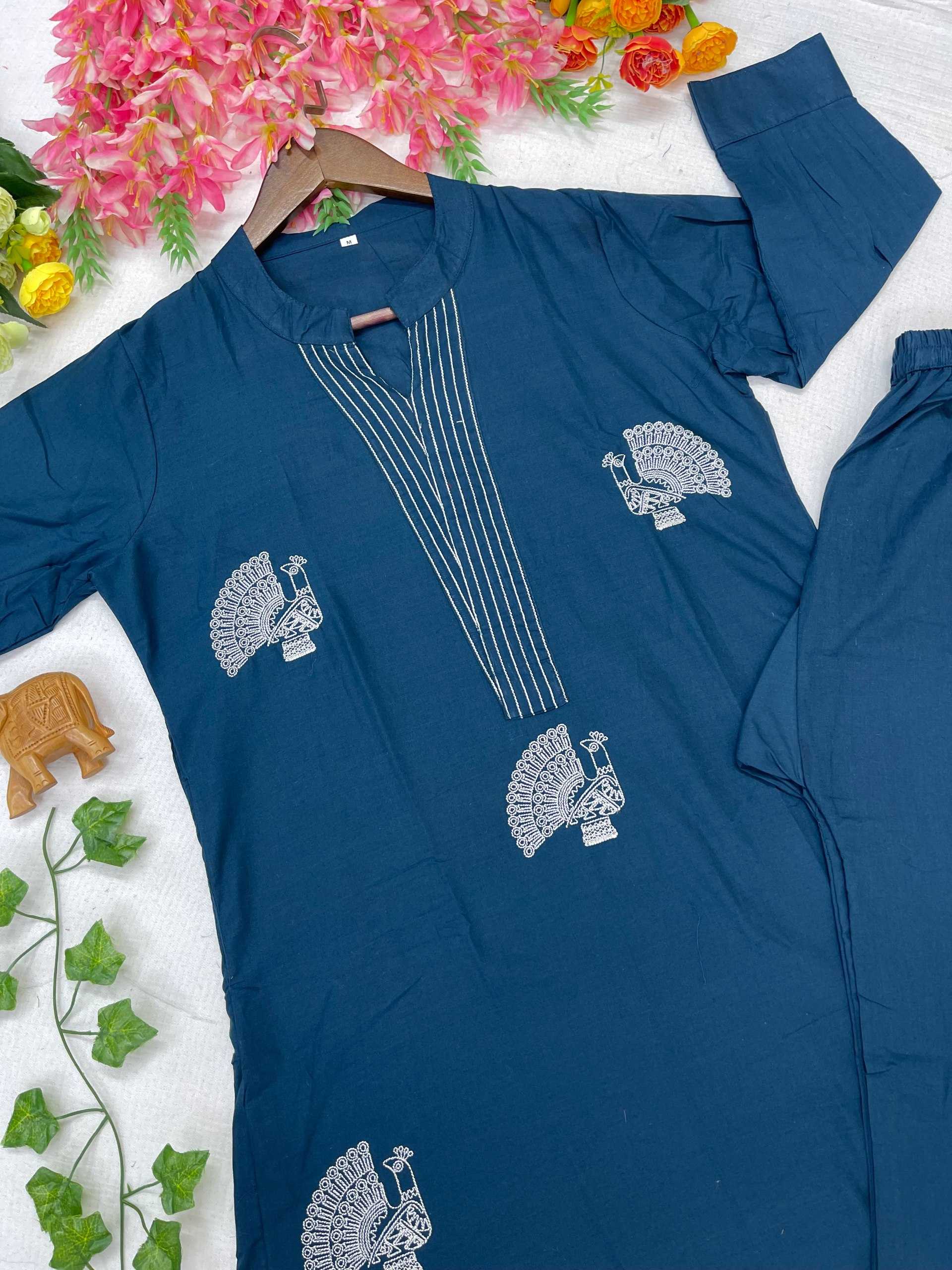 YNF Wholesale Cotton Embroidery Suits KESH632 44 | Surat Manufacturer