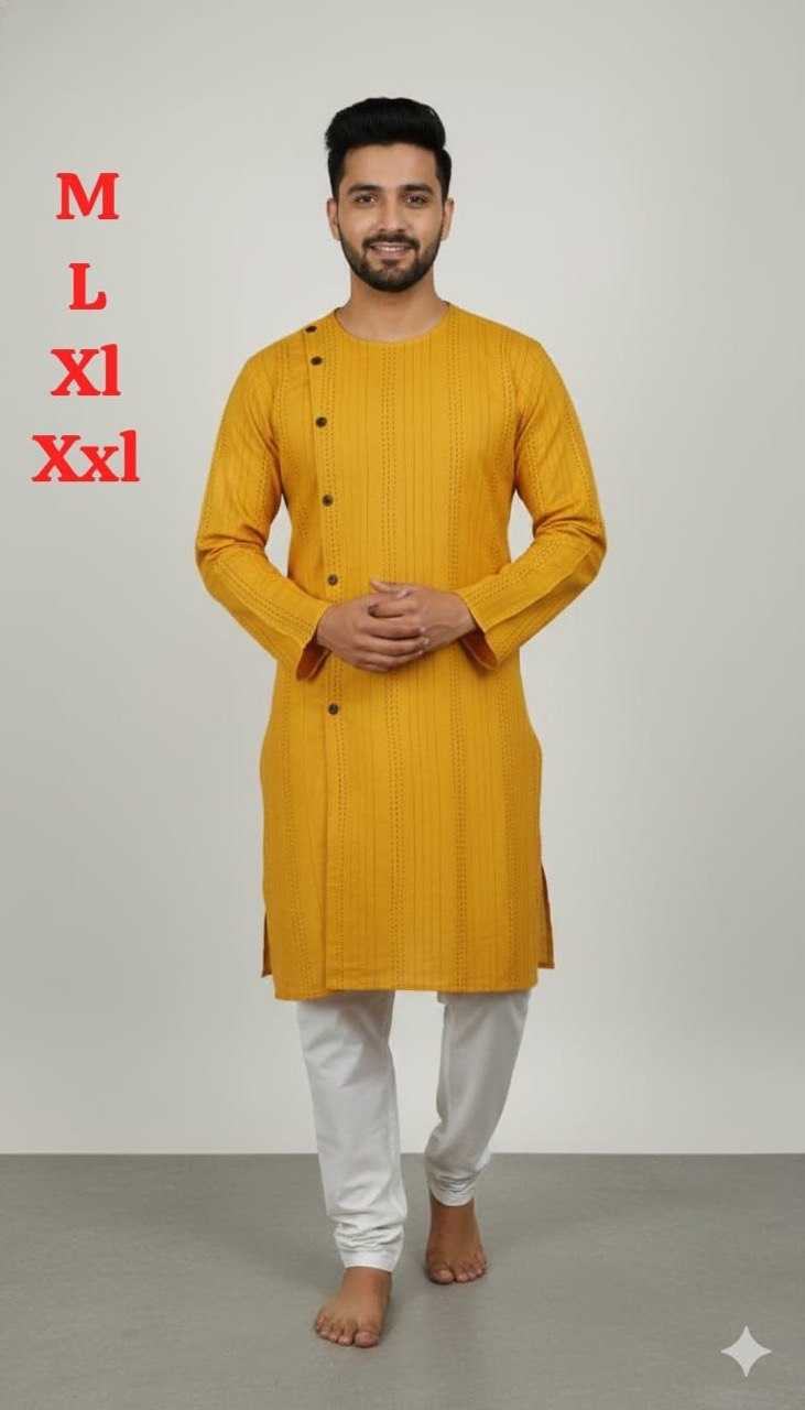 YNF Wholesale Cotton Mens Kurta Pyjama KESH650 Heavy | Surat Manufacturer