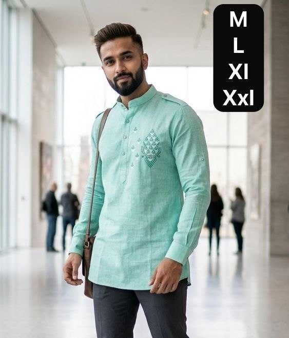 YNF Wholesale Cotton Mens Kurtas KESH650 Short | Surat Manufacturer