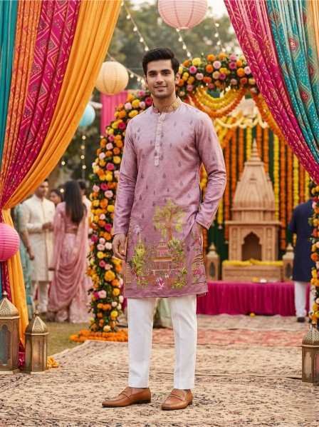 YNF Wholesale Cotton Mens Kurta Pyjama KESH659 KILLER4 | Surat Manufacturer