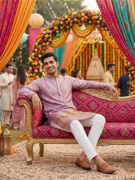 YNF Wholesale Cotton Mens Kurta Pyjama KESH659 KILLER4 | Surat Manufacturer