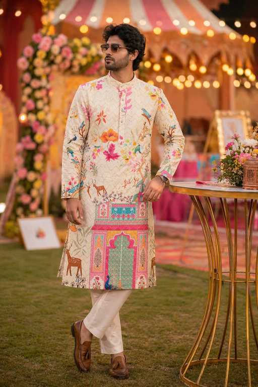 YNF Wholesale Cotton Mens Kurta Pyjama KESH659 KILLER4 | Surat Manufacturer