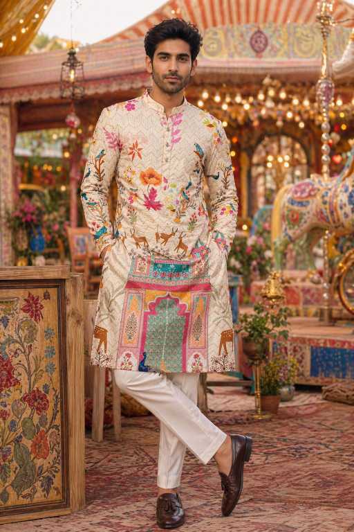 YNF Wholesale Cotton Mens Kurta Pyjama KESH659 KILLER4 | Surat Manufacturer