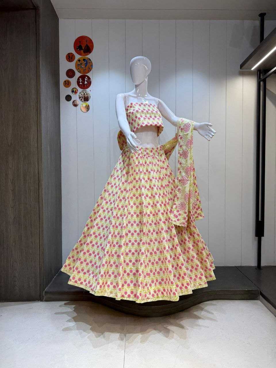 YNF Wholesale Cotton Traditional Lehenga KESH711 camric | Surat Manufacturer