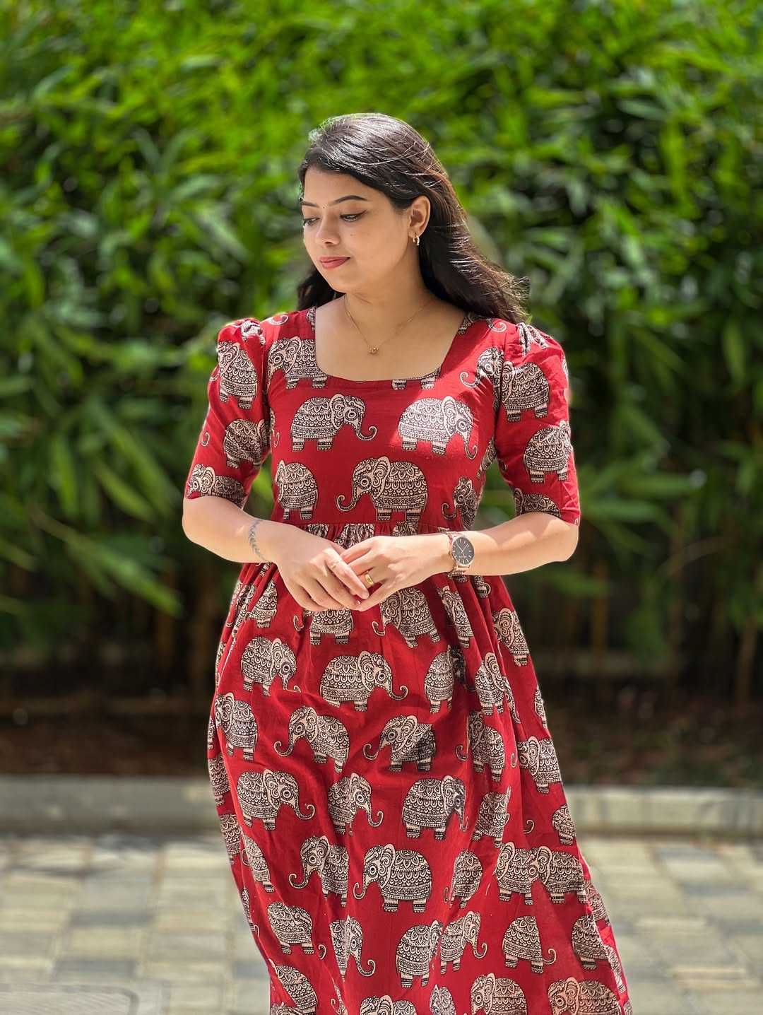 YNF Wholesale Cotton Maxi Dresses KESH751 1071 | Surat Manufacturer
