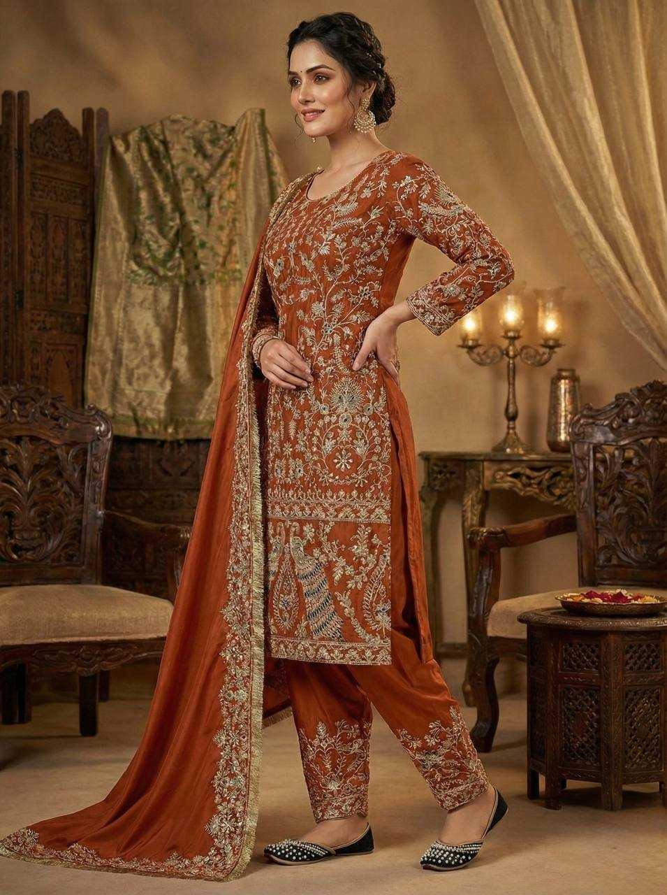 YNF Wholesale Crepe Embroidery Suits KESH528 475 | Surat Manufacturer