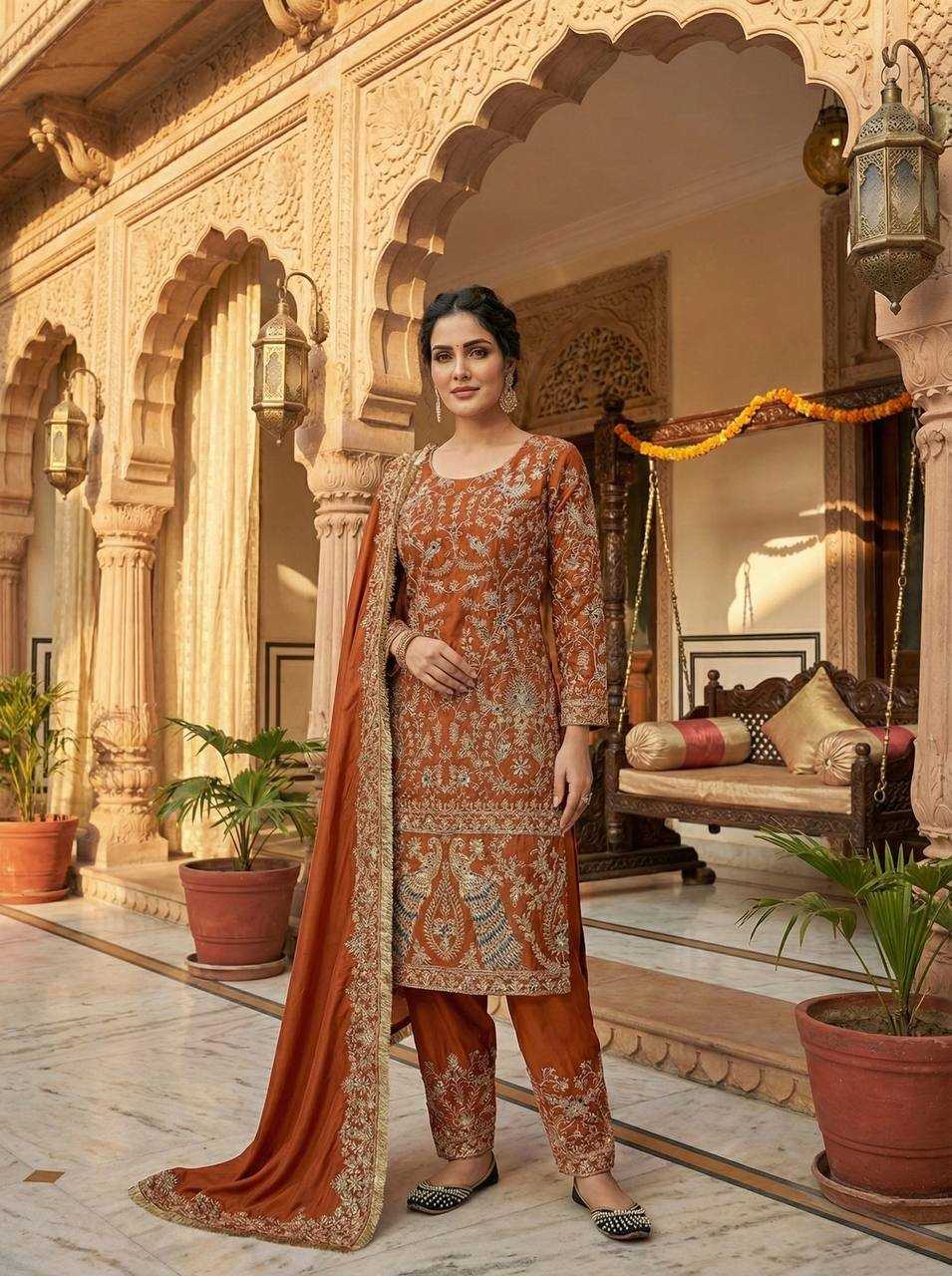 YNF Wholesale Crepe Embroidery Suits KESH528 475 | Surat Manufacturer