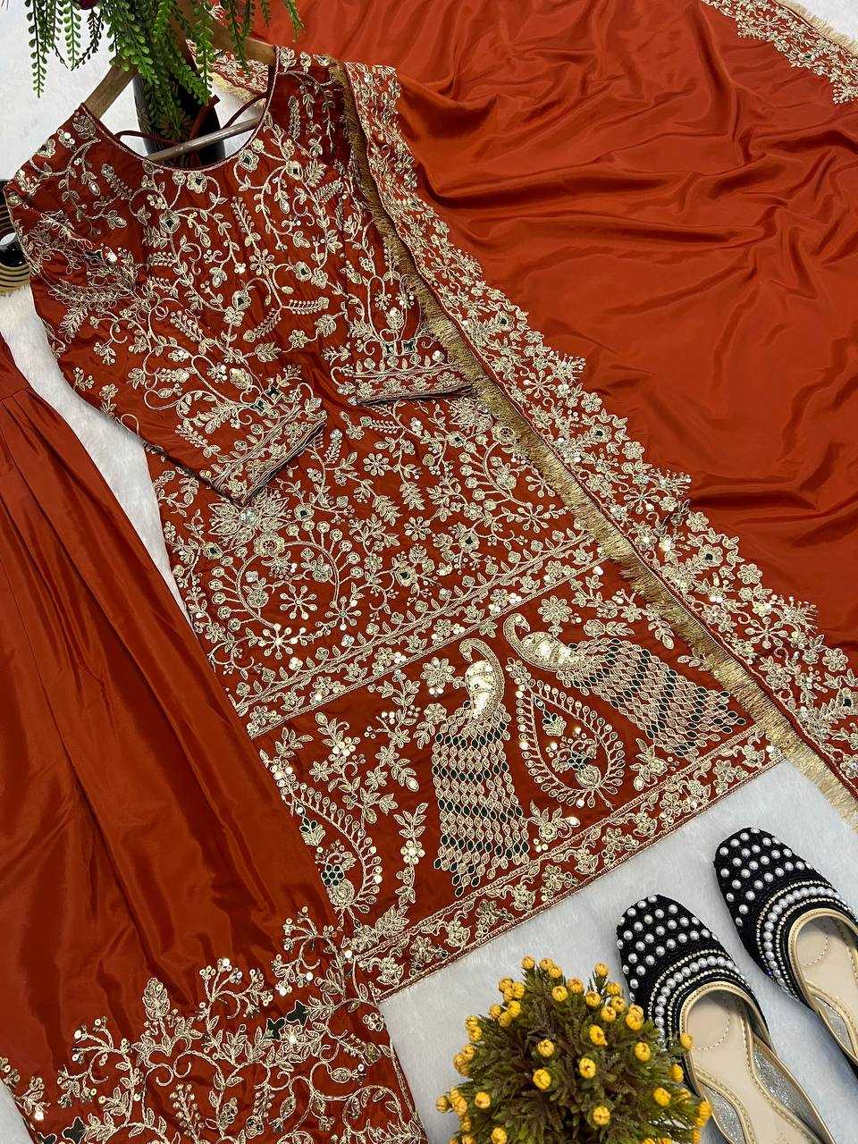YNF Wholesale Crepe Embroidery Suits KESH528 475 | Surat Manufacturer