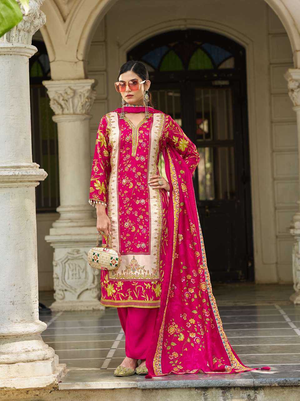 YNF Wholesale Crepe Silk Printed Suits KESH448 Kalamkari Vol-02 | Surat Manufacturer