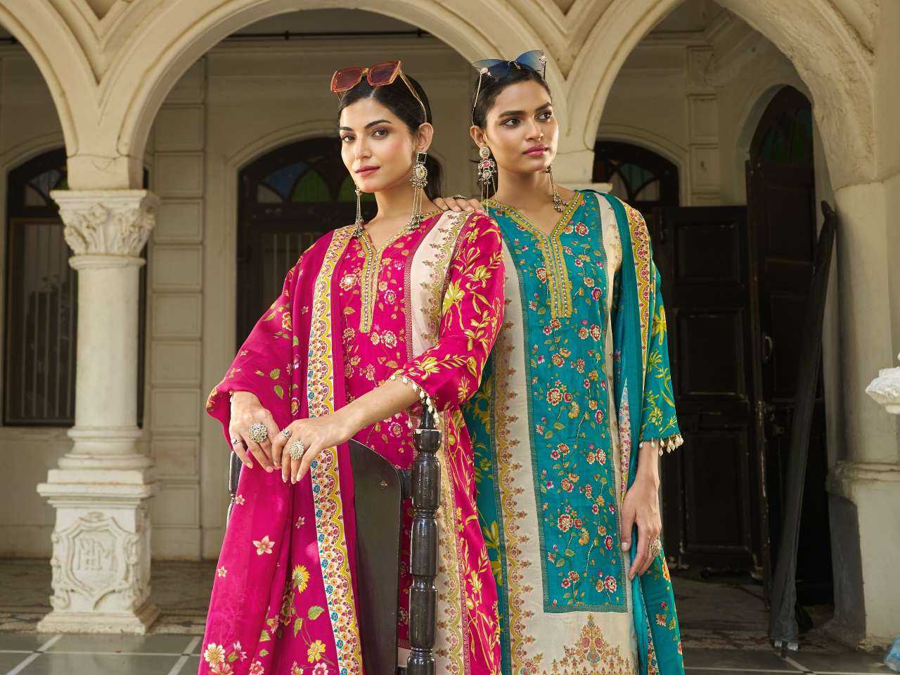 YNF Wholesale Crepe Silk Printed Suits KESH448 Kalamkari Vol-02 | Surat Manufacturer