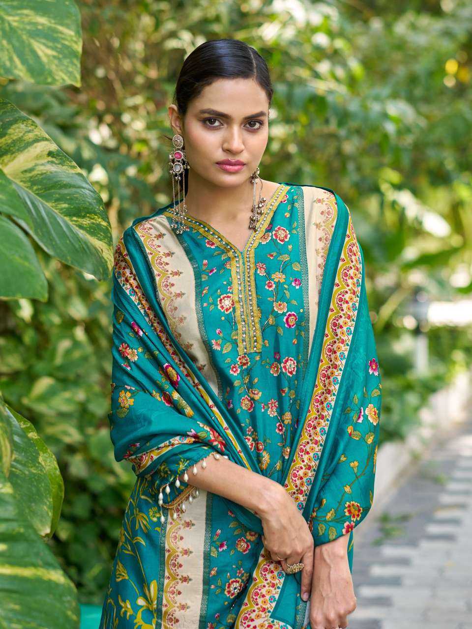 YNF Wholesale Crepe Silk Printed Suits KESH448 Kalamkari Vol-02 | Surat Manufacturer