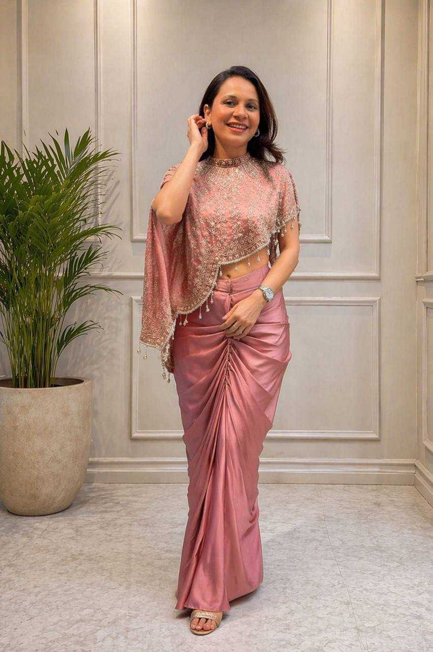 YNF Wholesale Crepe Silk Indo Western Dresses KESH558 71 | Surat Manufacturer