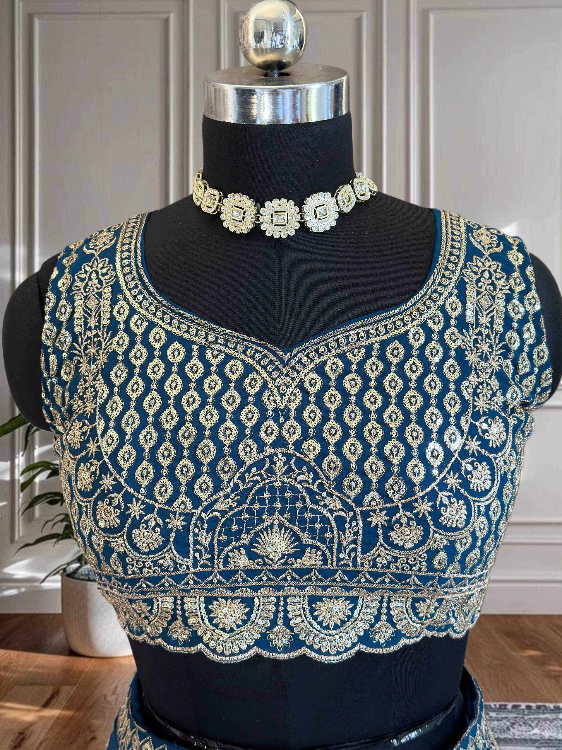 YNF Wholesale Crunchi Embroidery Gowns RIN230 5175 | Surat Manufacturer