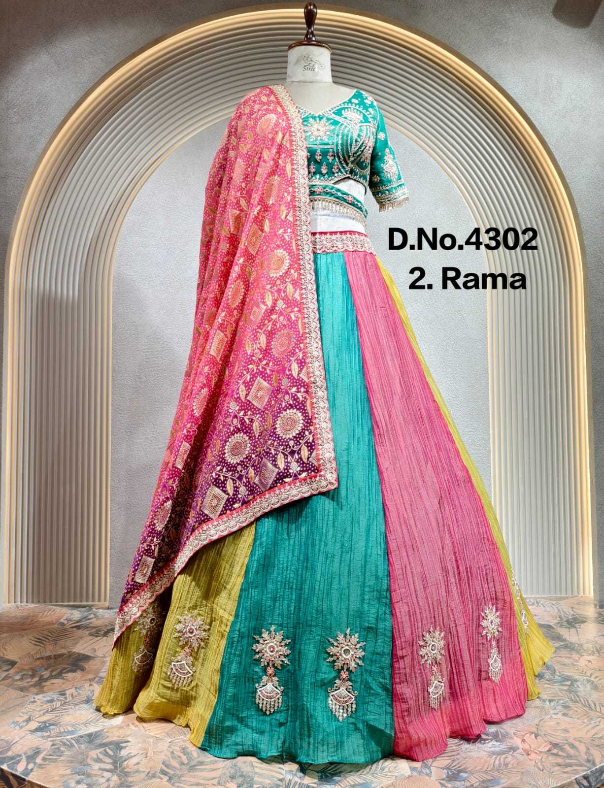 YNF Wholesale Crush Silk Designer Lehenga Choli KESH113 SL 4302 | Surat Manufacturer