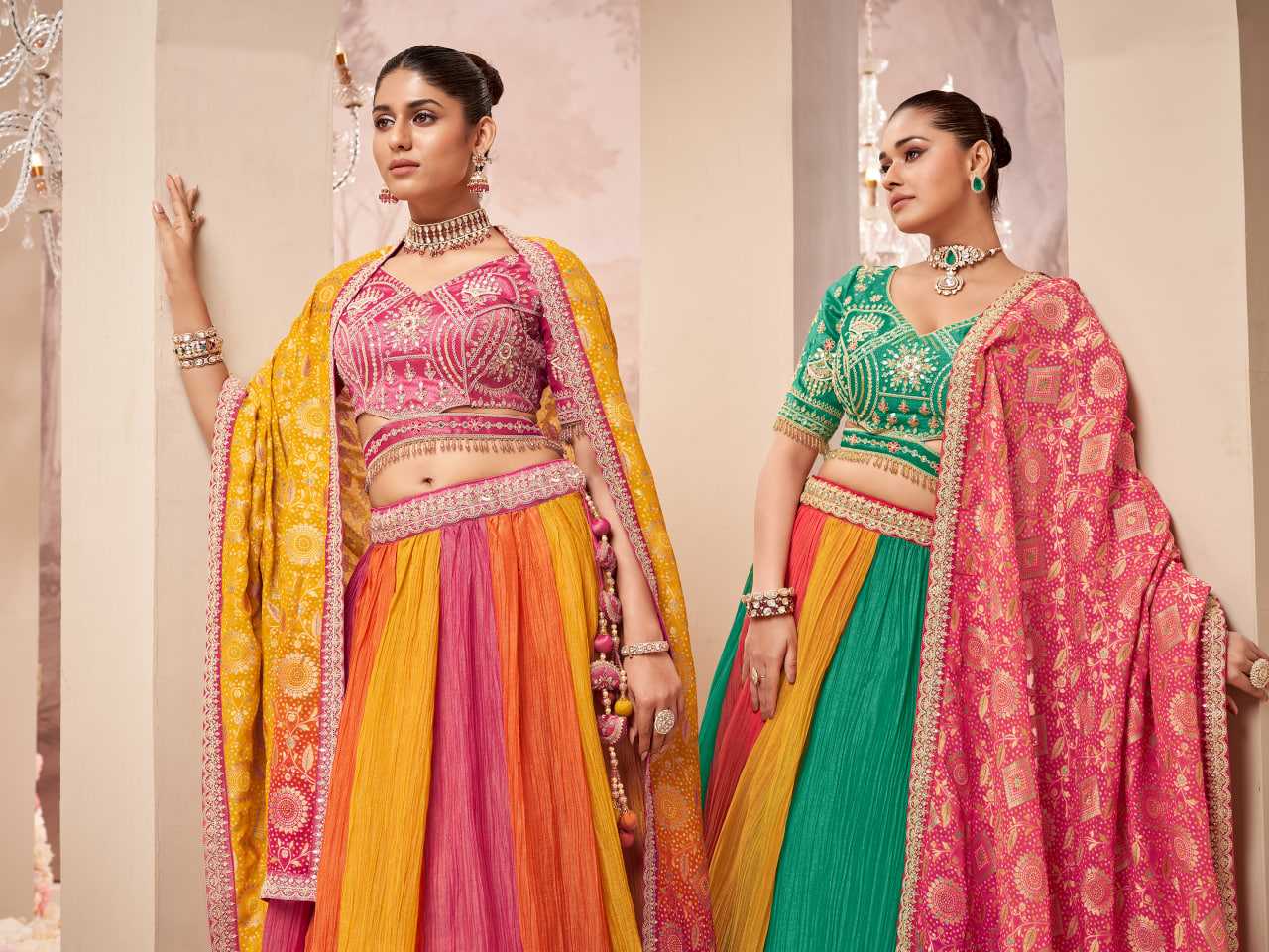 YNF Wholesale Crush Silk Designer Lehenga Choli KESH113 SL 4302 | Surat Manufacturer