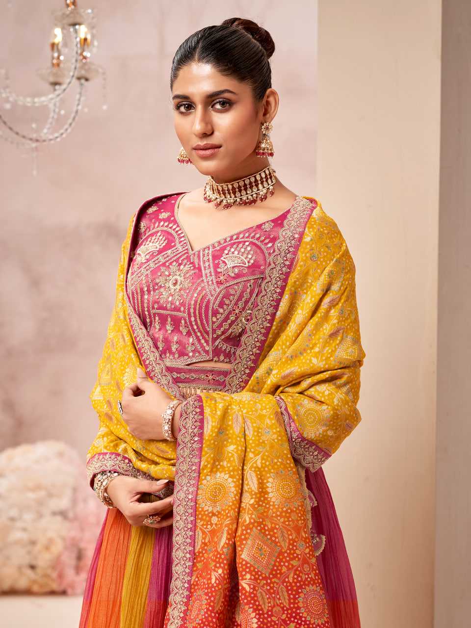 YNF Wholesale Crush Silk Designer Lehenga Choli KESH113 SL 4302 | Surat Manufacturer