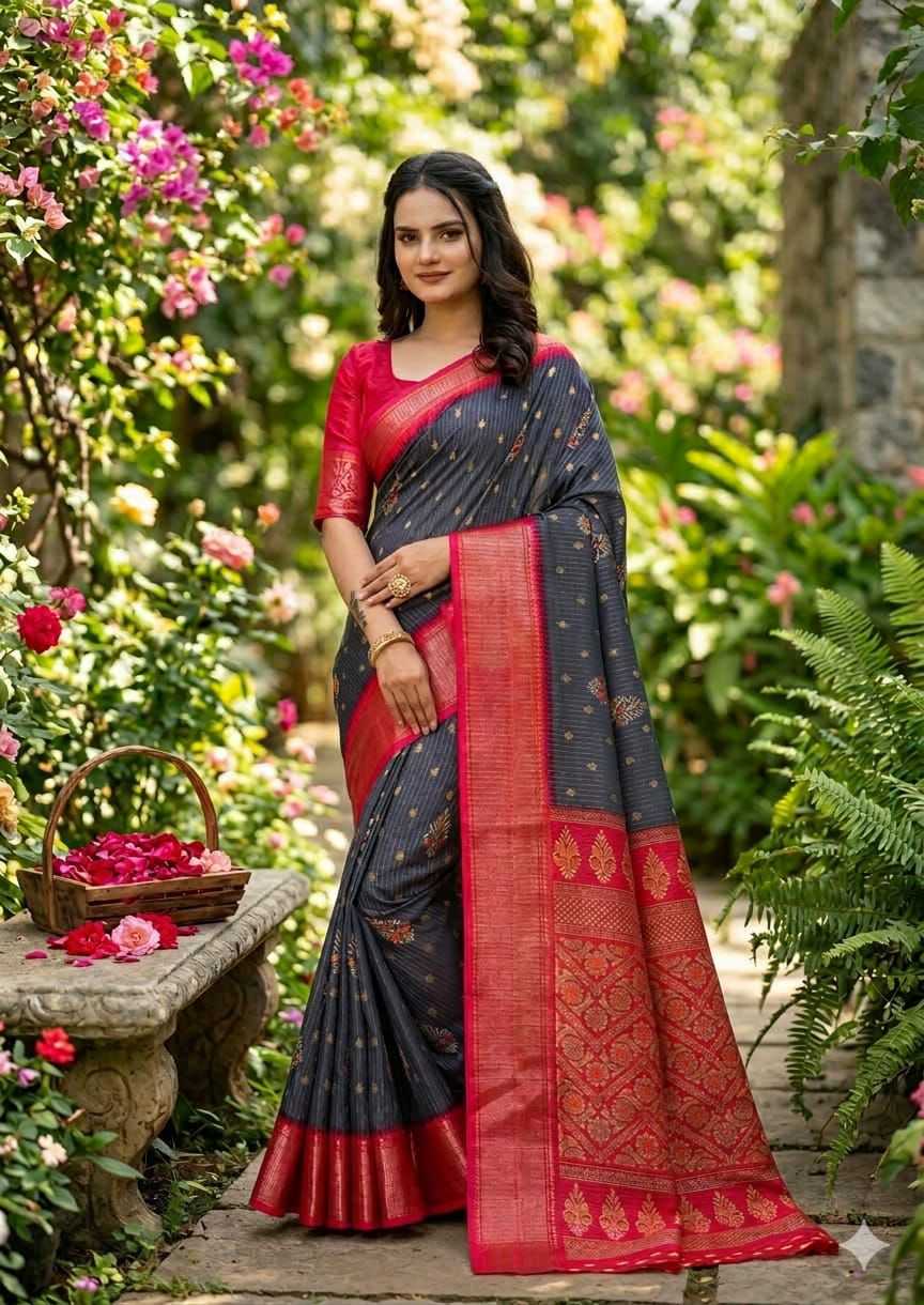 YNF Wholesale Dola Silk Printed Sarees KESH577 CM-DOLA MINA BUTI | Surat Manufacturer
