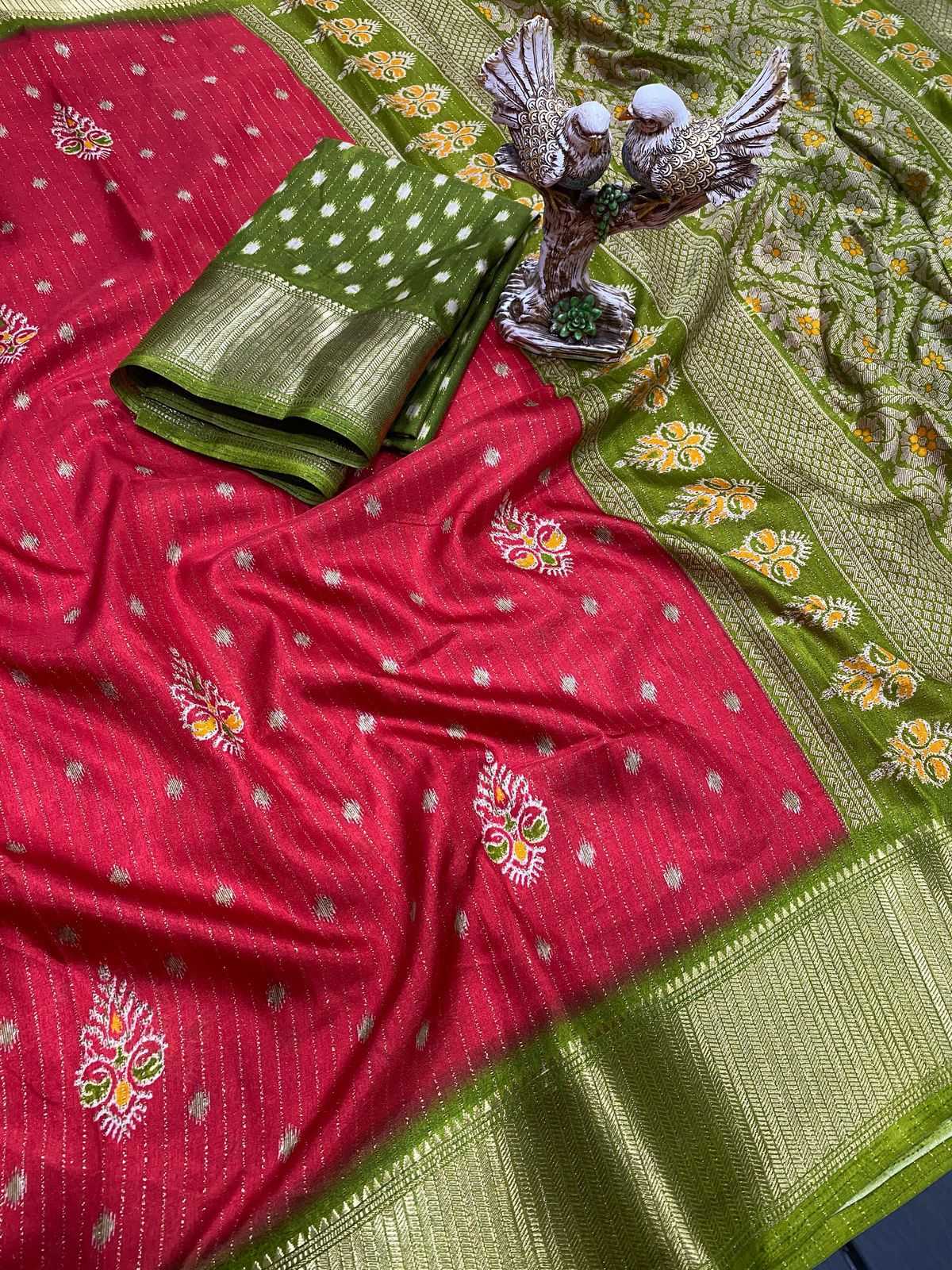 YNF Wholesale Dola Silk Printed Sarees KESH577 CM-DOLA MINA BUTI | Surat Manufacturer