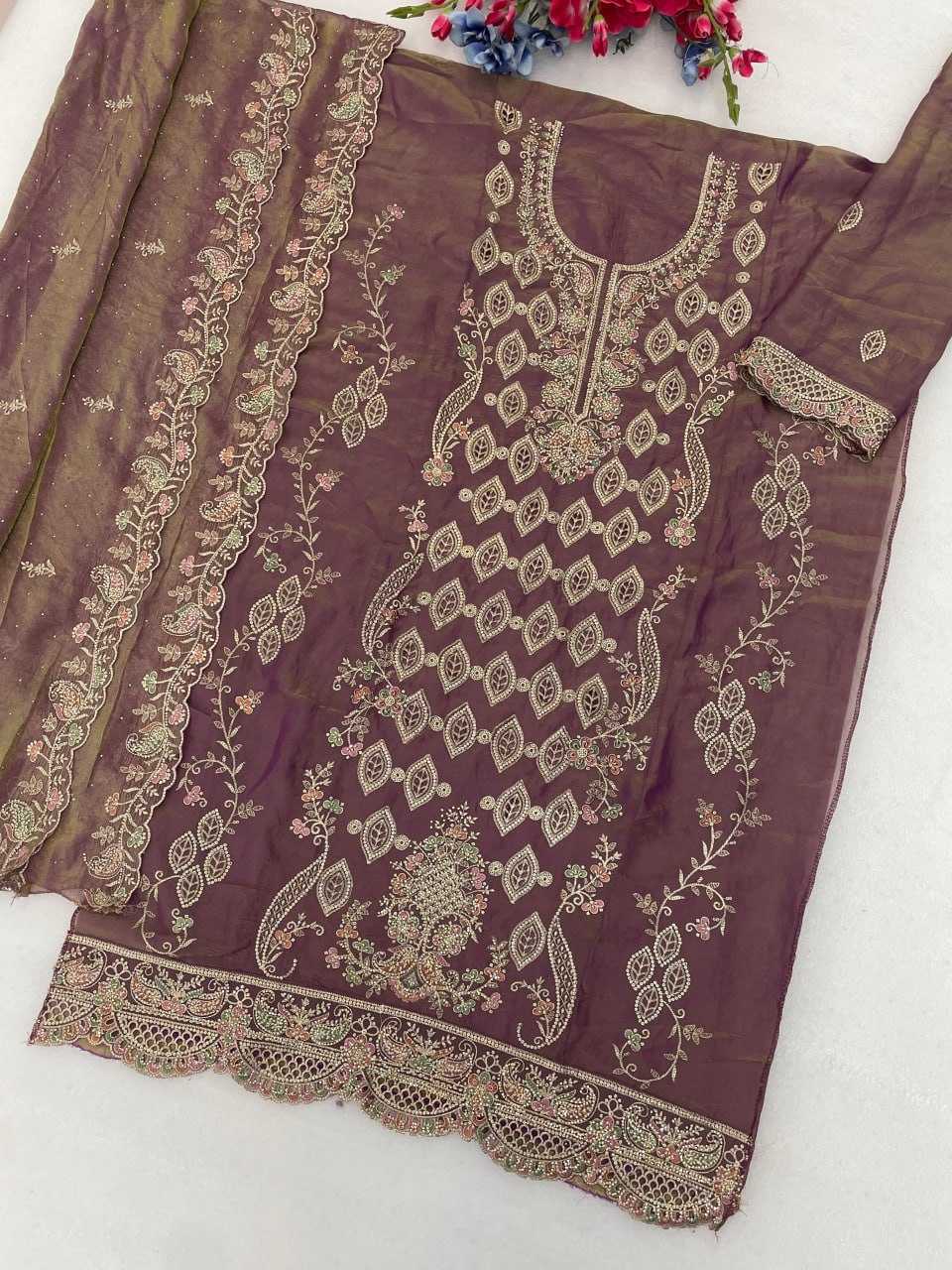 YNF Wholesale Dull Moss Embroidery Suits KESH704 5258 | Surat Manufacturer