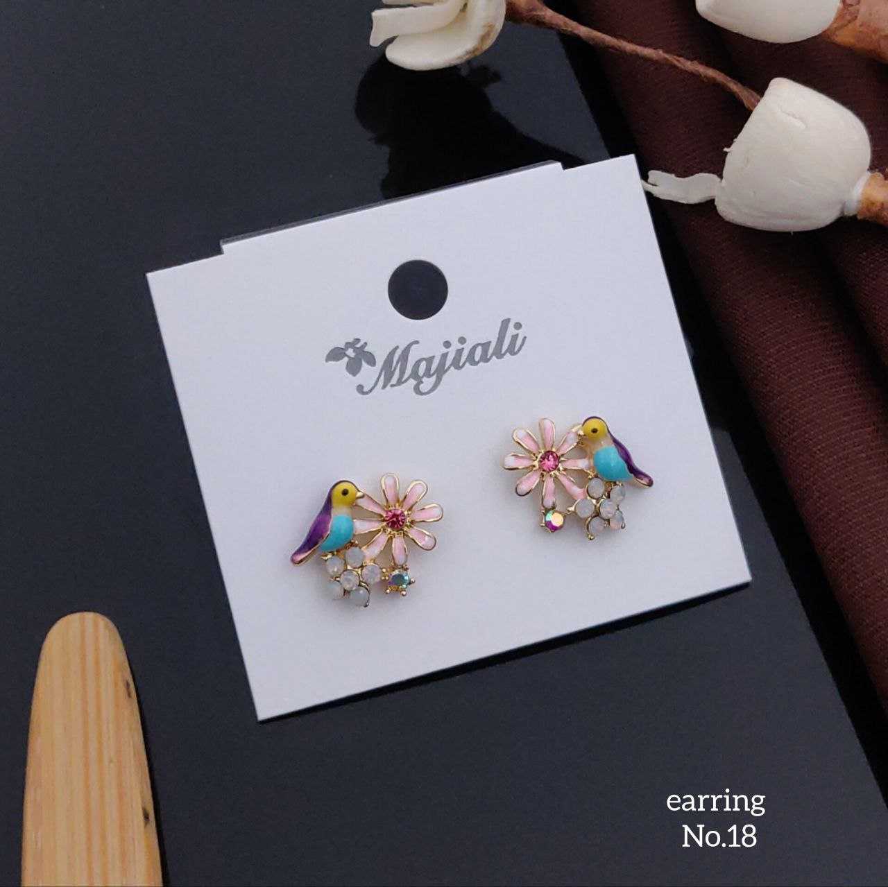 YNF Wholesale Fancy Stud Earrings KESH164 | Surat Manufacturer