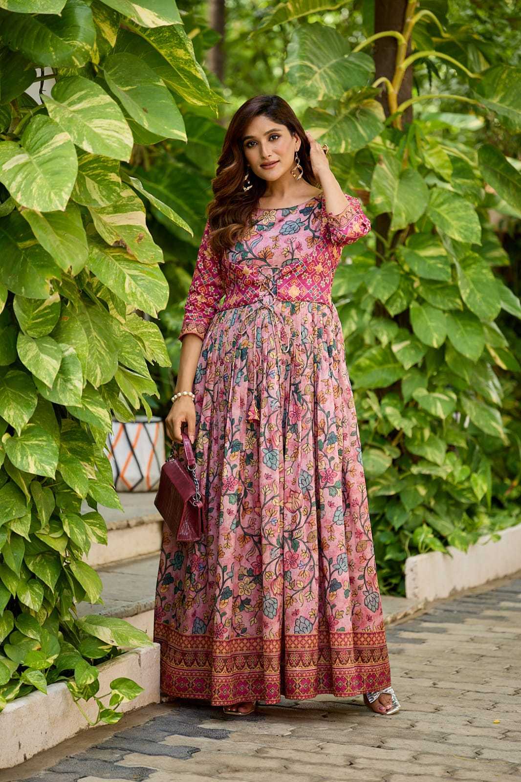 YNF Wholesale Fancy Printed Gowns KESH249 2121 | Surat Manufacturer
