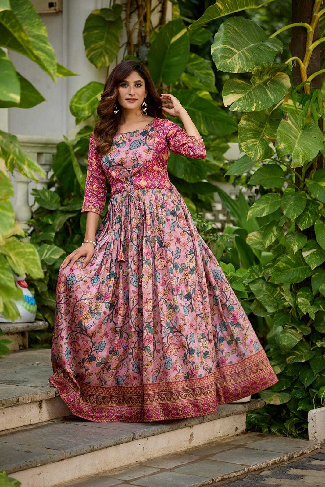 YNF Wholesale Fancy Printed Gowns KESH249 2121 | Surat Manufacturer
