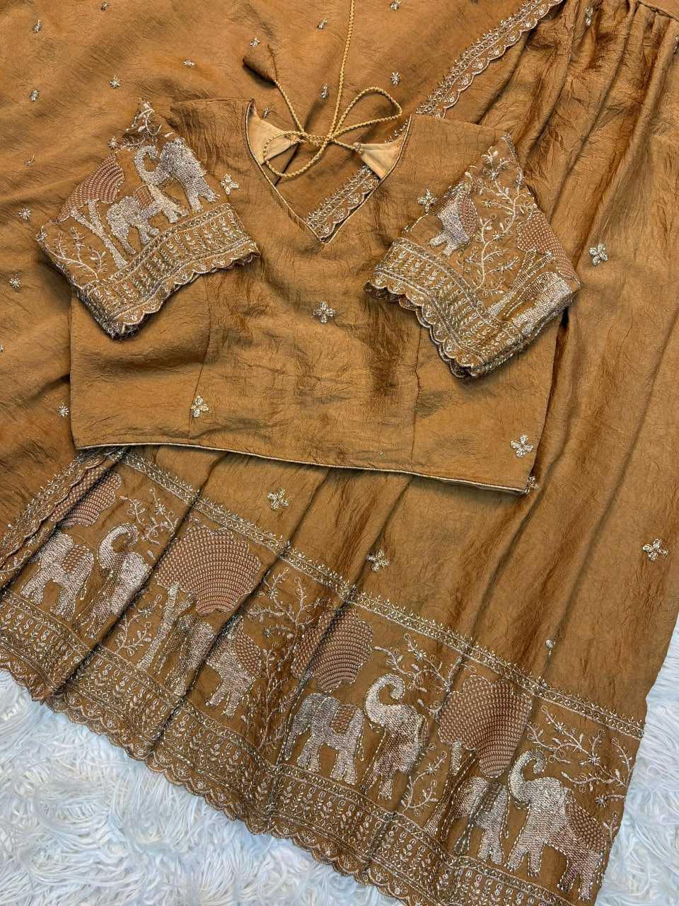YNF Wholesale Fancy Chaniya Choli KESH713 Elephant half | Surat Manufacturer