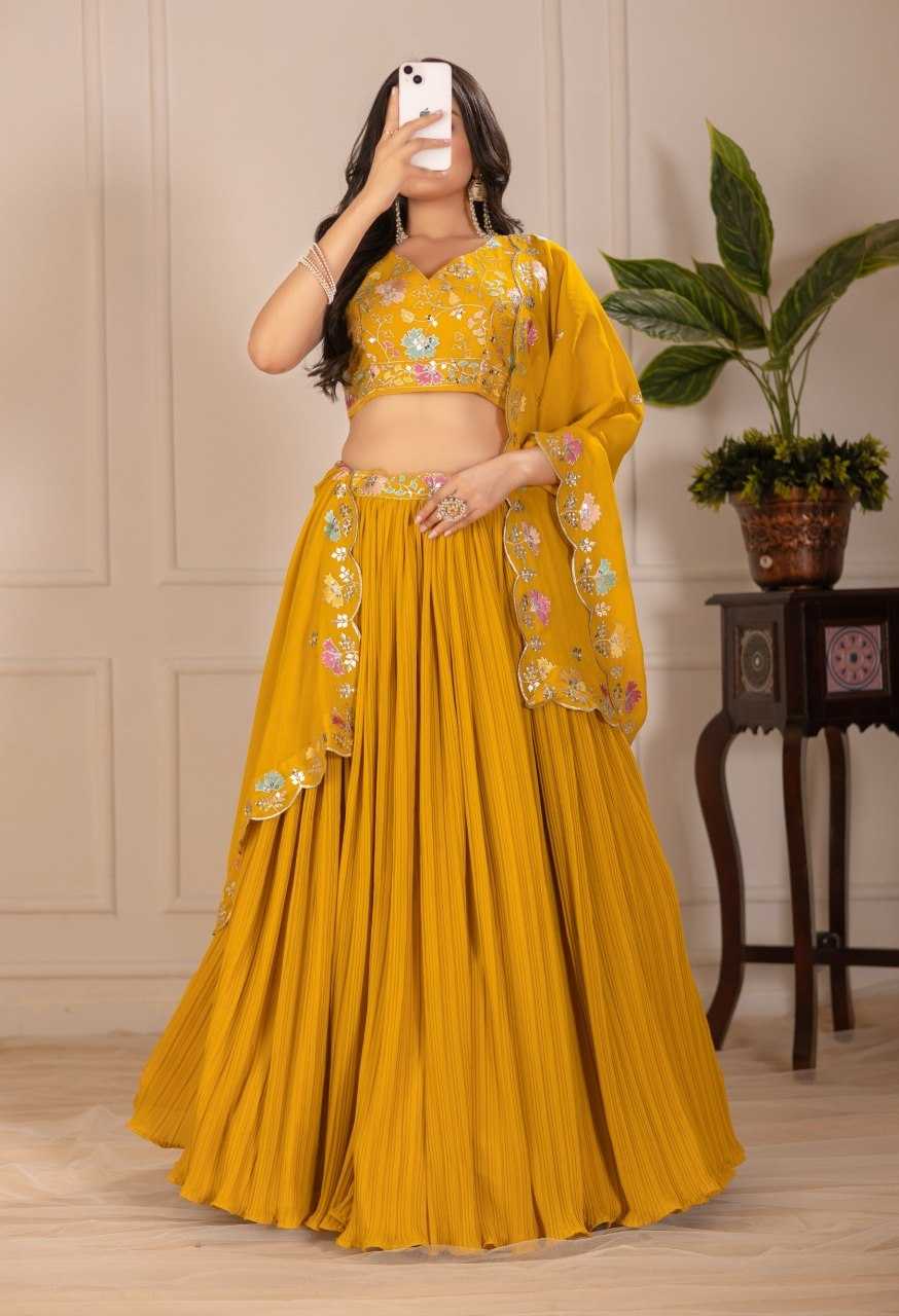 YNF Wholesale Faux Georgette Fancy Lehenga KESH173 MR 1101 | Surat Manufacturer