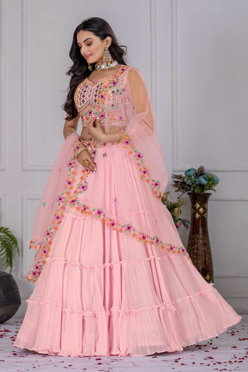 YNF Wholesale Faux Georgette Fancy Lehenga KESH173 MR 1115 | Surat Manufacturer