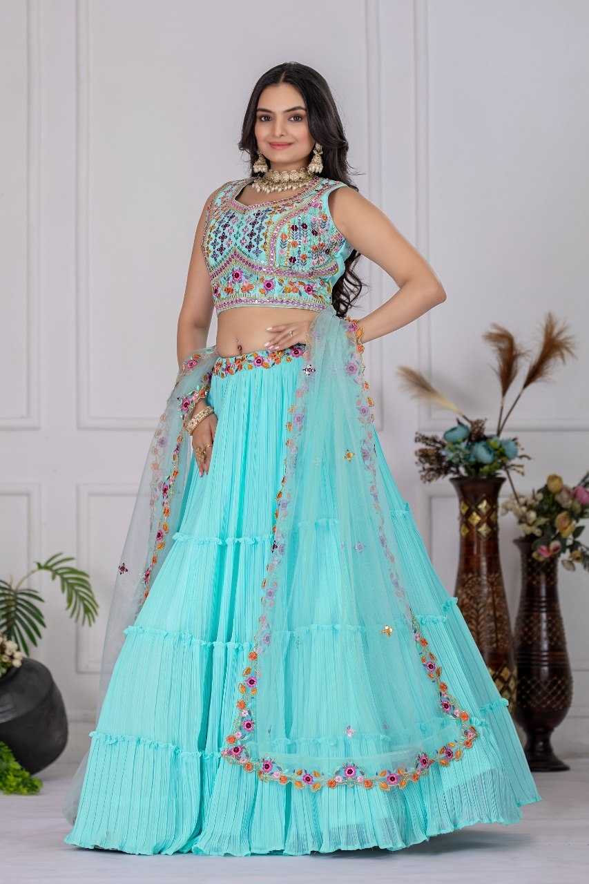YNF Wholesale Faux Georgette Fancy Lehenga KESH173 MR 1115 | Surat Manufacturer