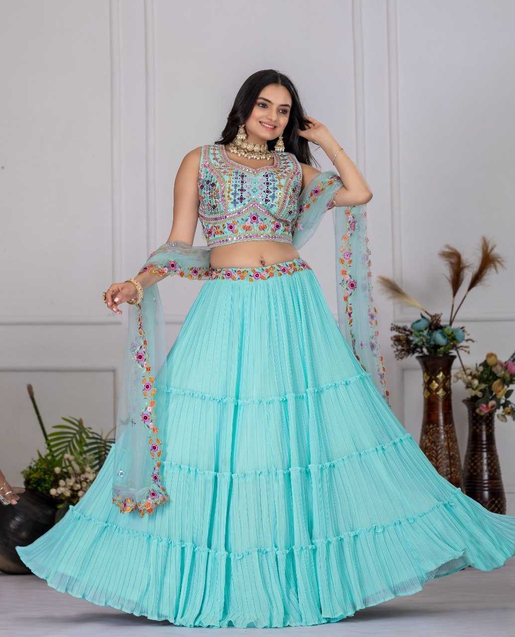 YNF Wholesale Faux Georgette Fancy Lehenga KESH173 MR 1115 | Surat Manufacturer