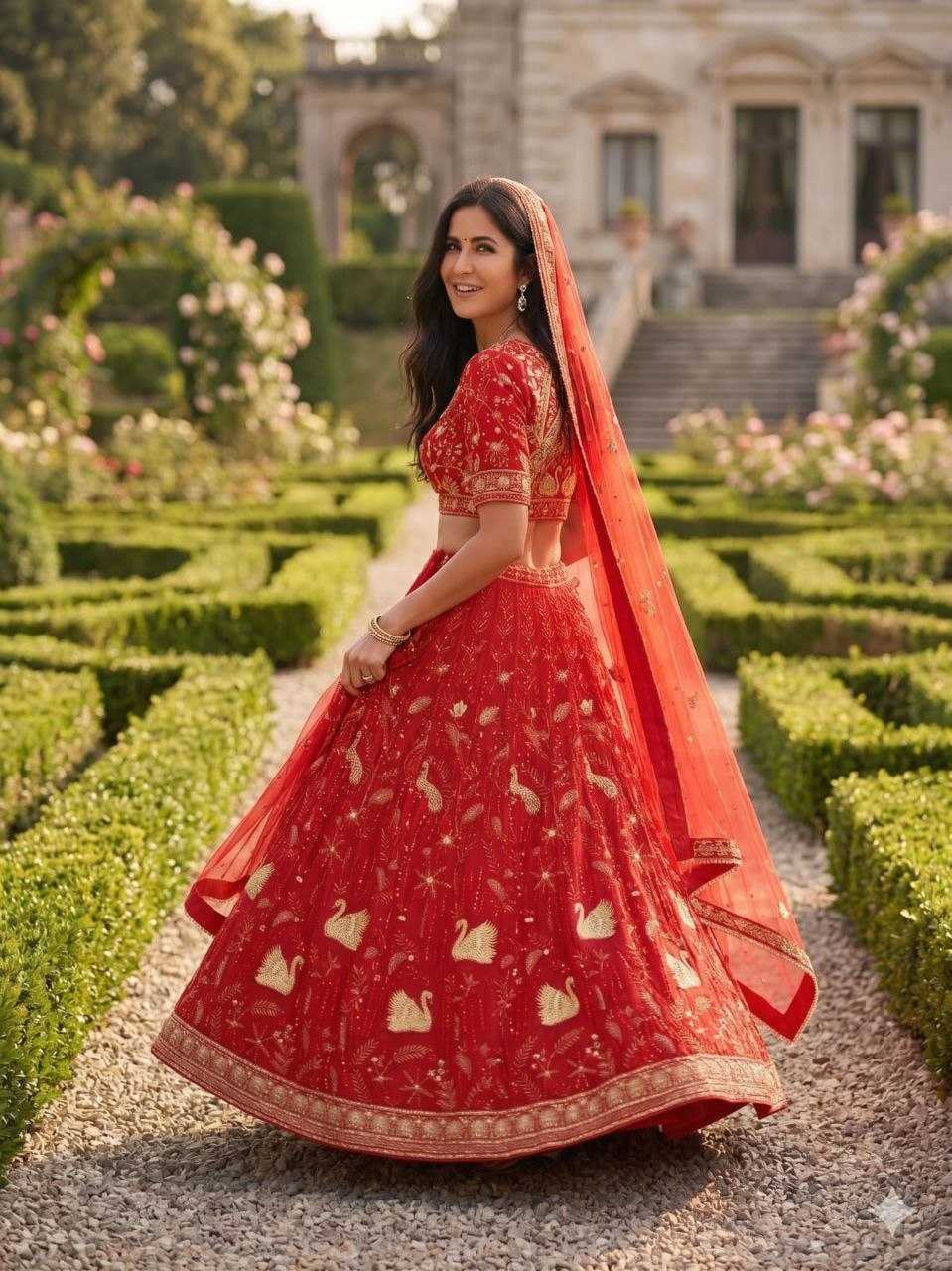 YNF Wholesale Faux Georgette Embroidered Lehenga KESH508 1105 | Surat Manufacturer