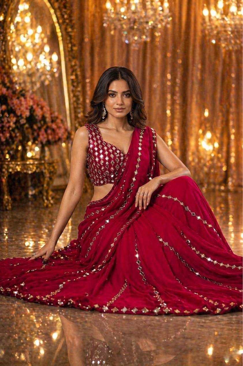 YNF Wholesale Faux Georgette Party Wear Sarees KESH512 1847 | Surat Manufacturer